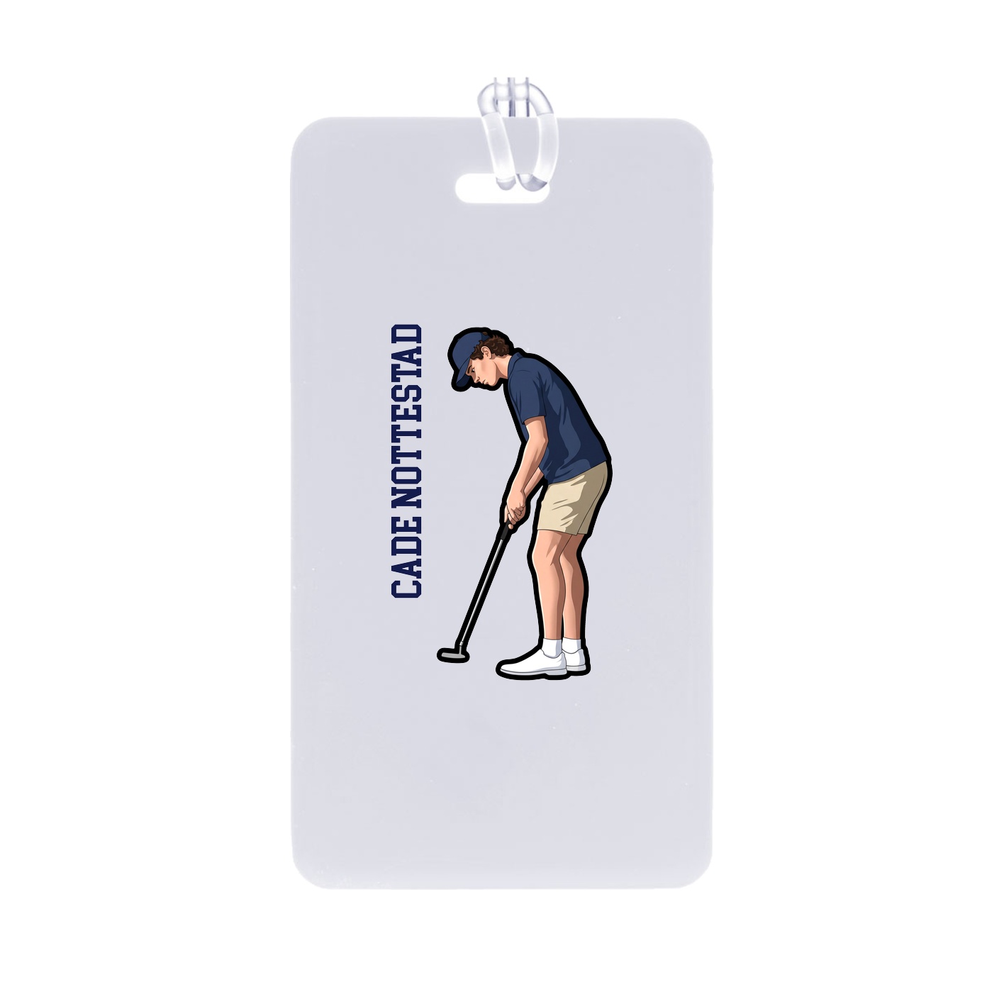 Bag Tag — Name Vertical in Classic
