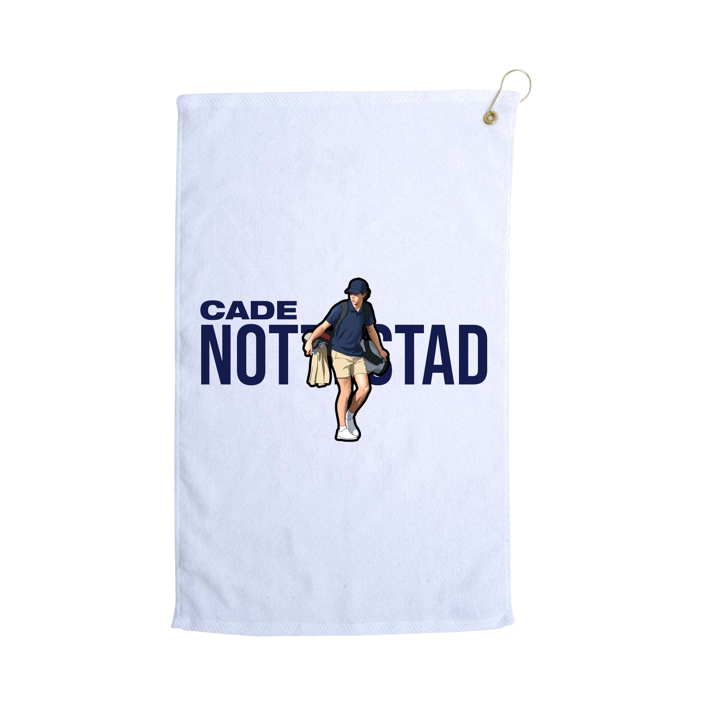 Golf Towel — Player Name in White