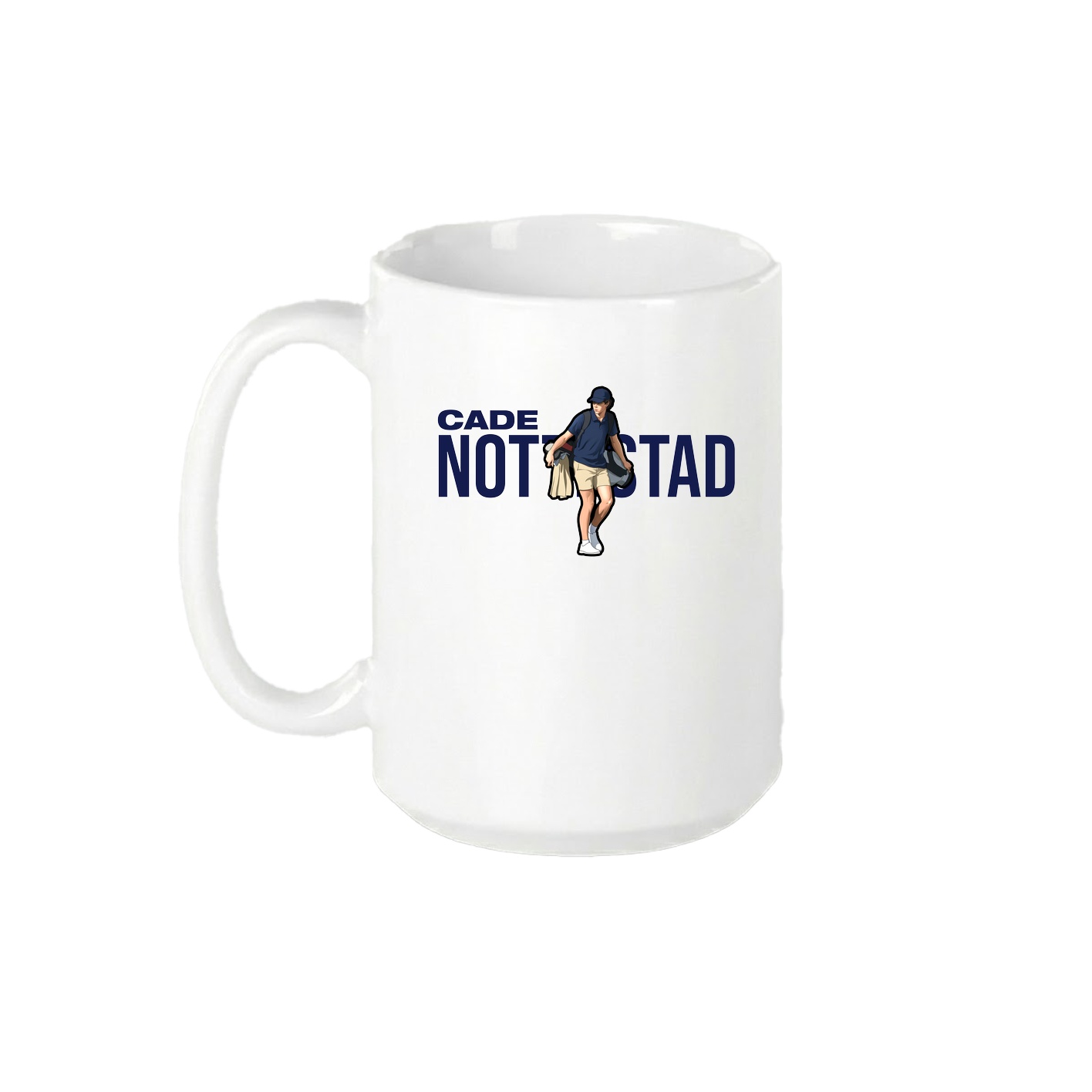 15oz Coffee Mug — Player Name in White