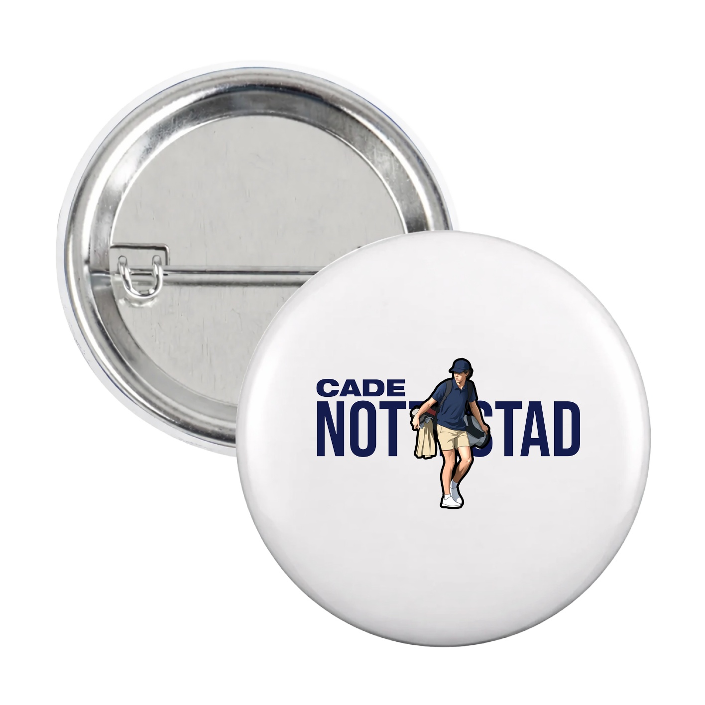 Game Day Button — Player Name in White
