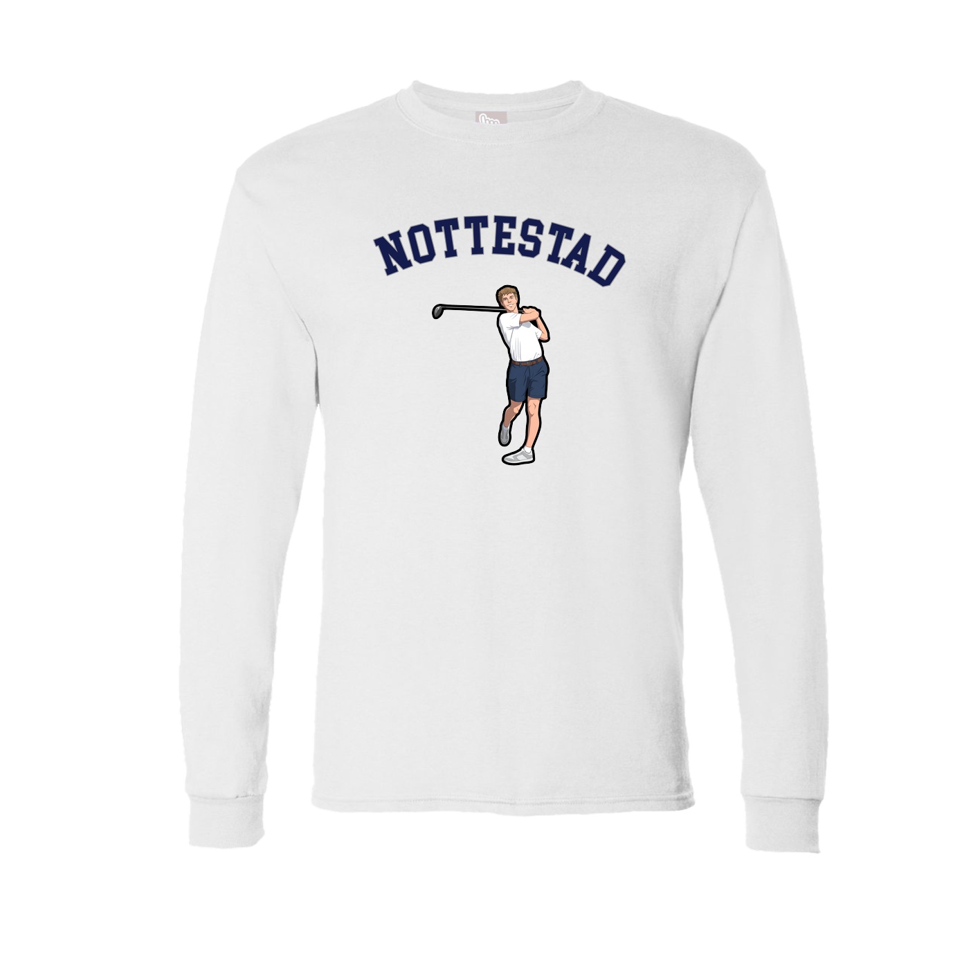 Long Sleeve Tee — Shirsey Arch in White