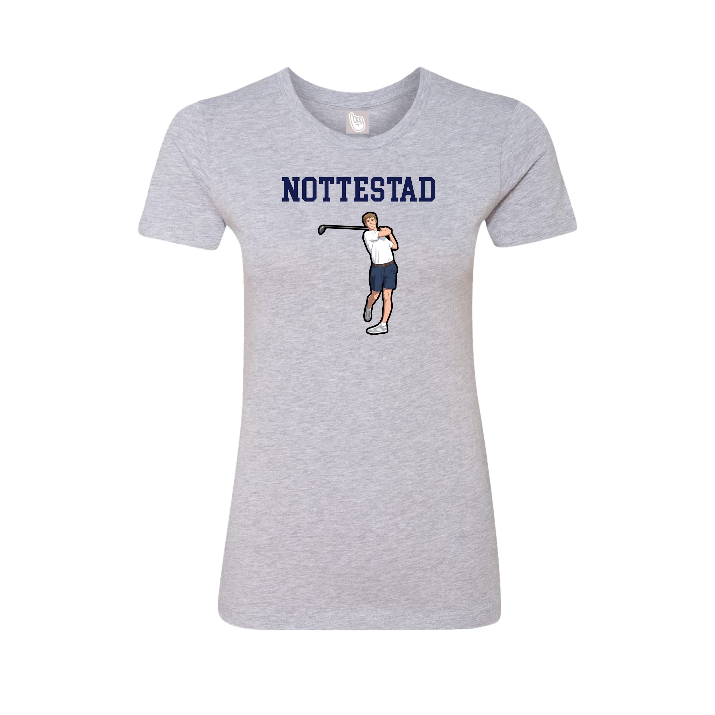 Fitted Women's Tee — Shirsey in Grey