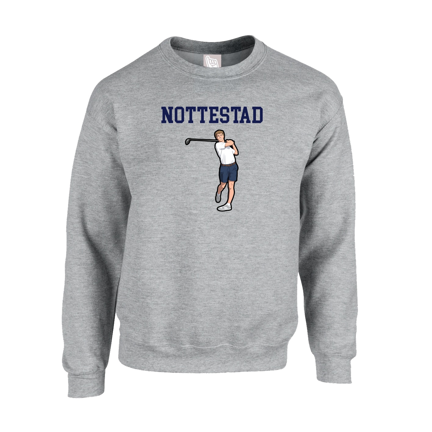 Fleece Crew — Shirsey in Grey