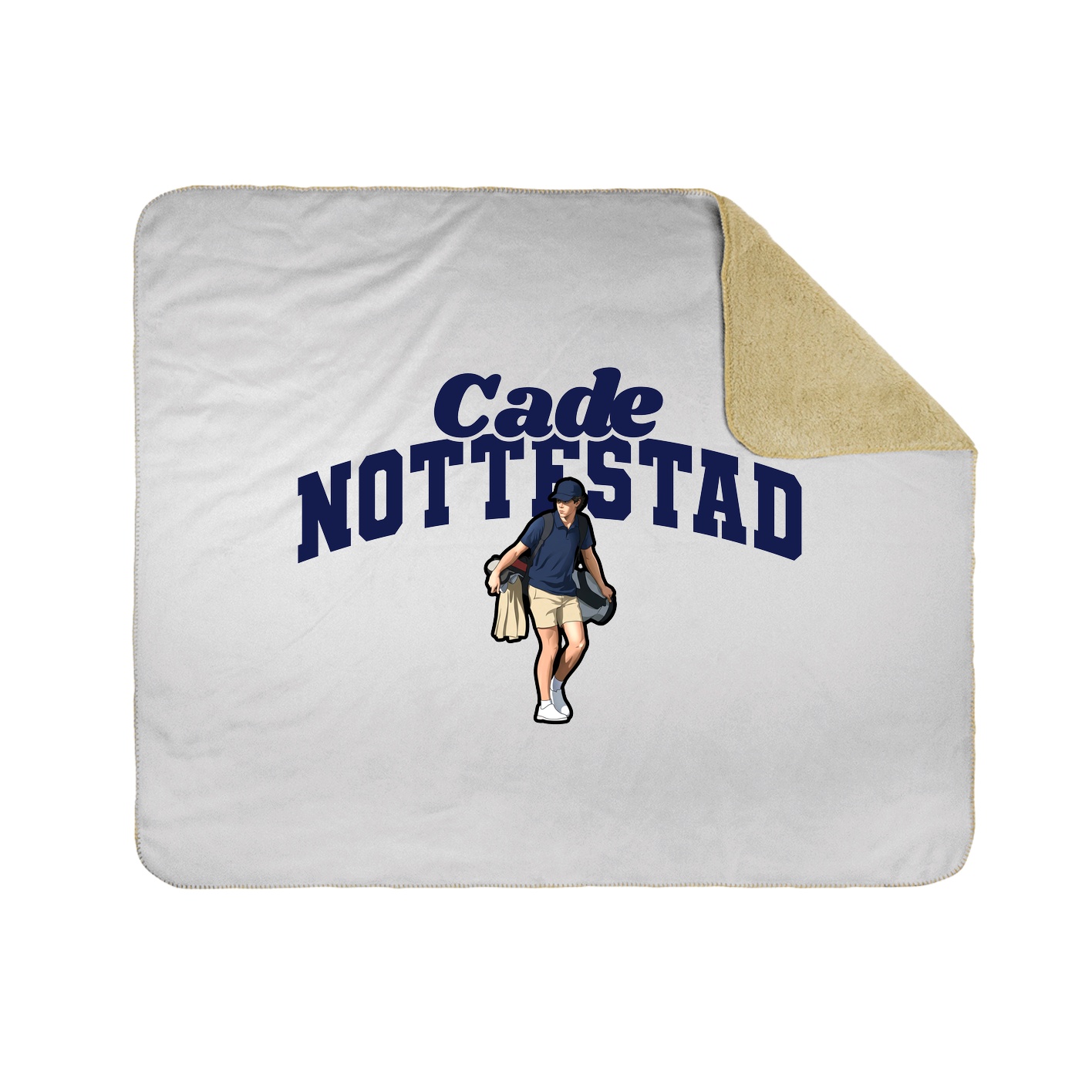 Throw Blanket — Signature Arch in White