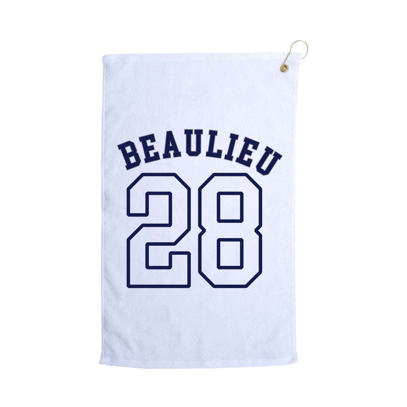Golf Towel — Shirsey Arch in White