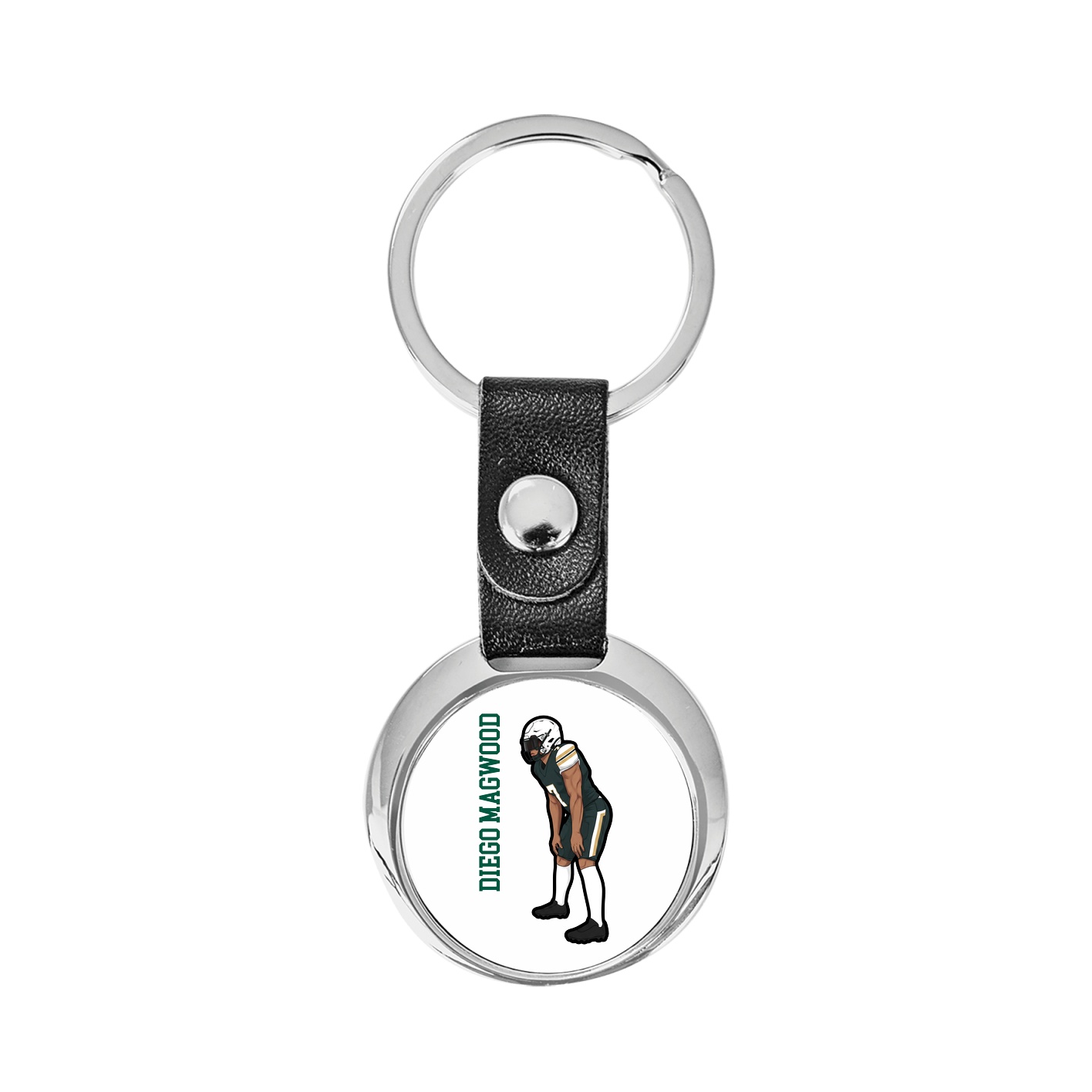 Key Chain — Name Vertical in Classic
