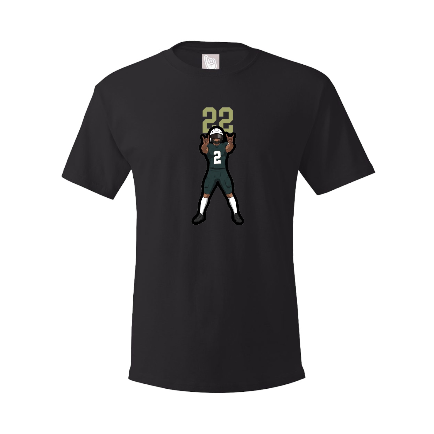 Tee — Number Top in Black