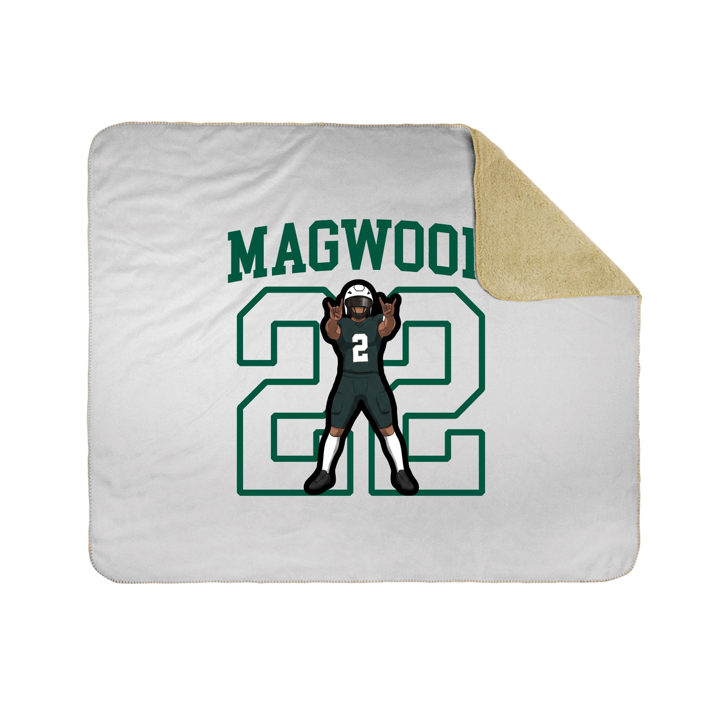 Throw Blanket — Shirsey in White
