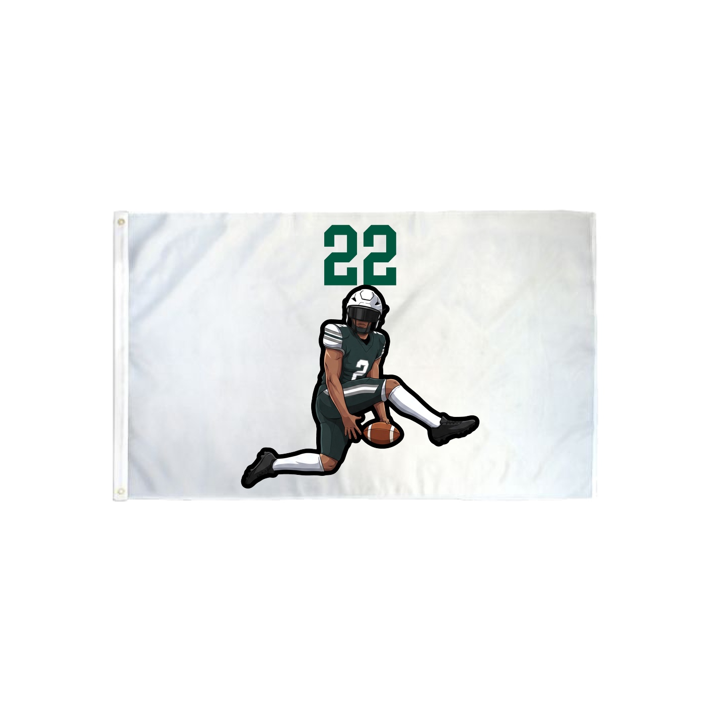 3x5 Flag — Number Top in Classic