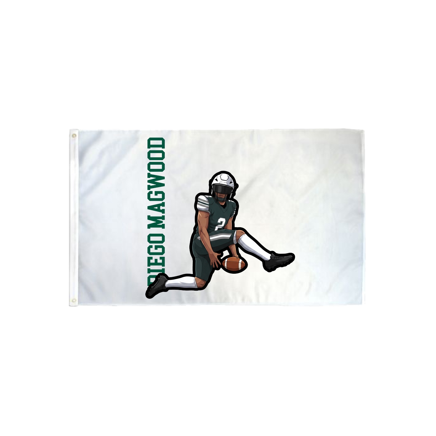 3x5 Flag — Name Vertical in Classic