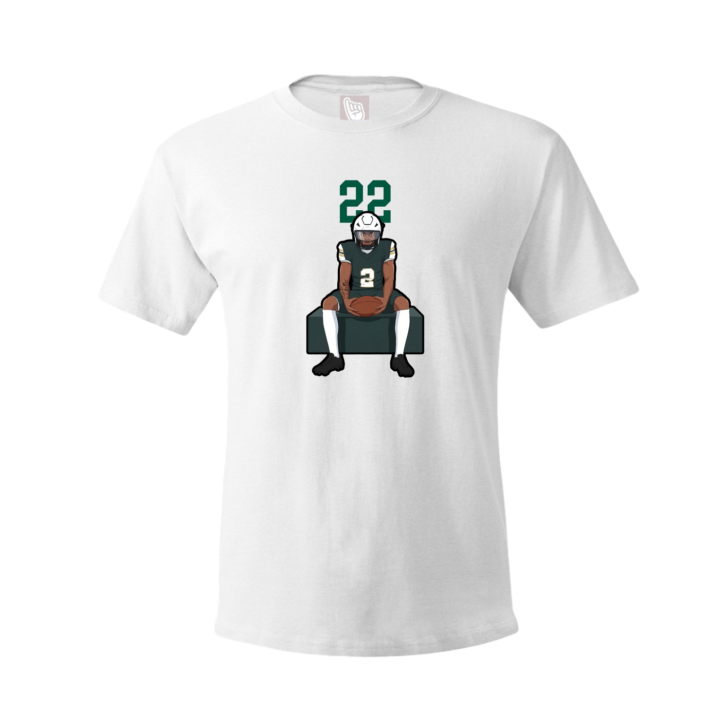 Tee — Number Top in White