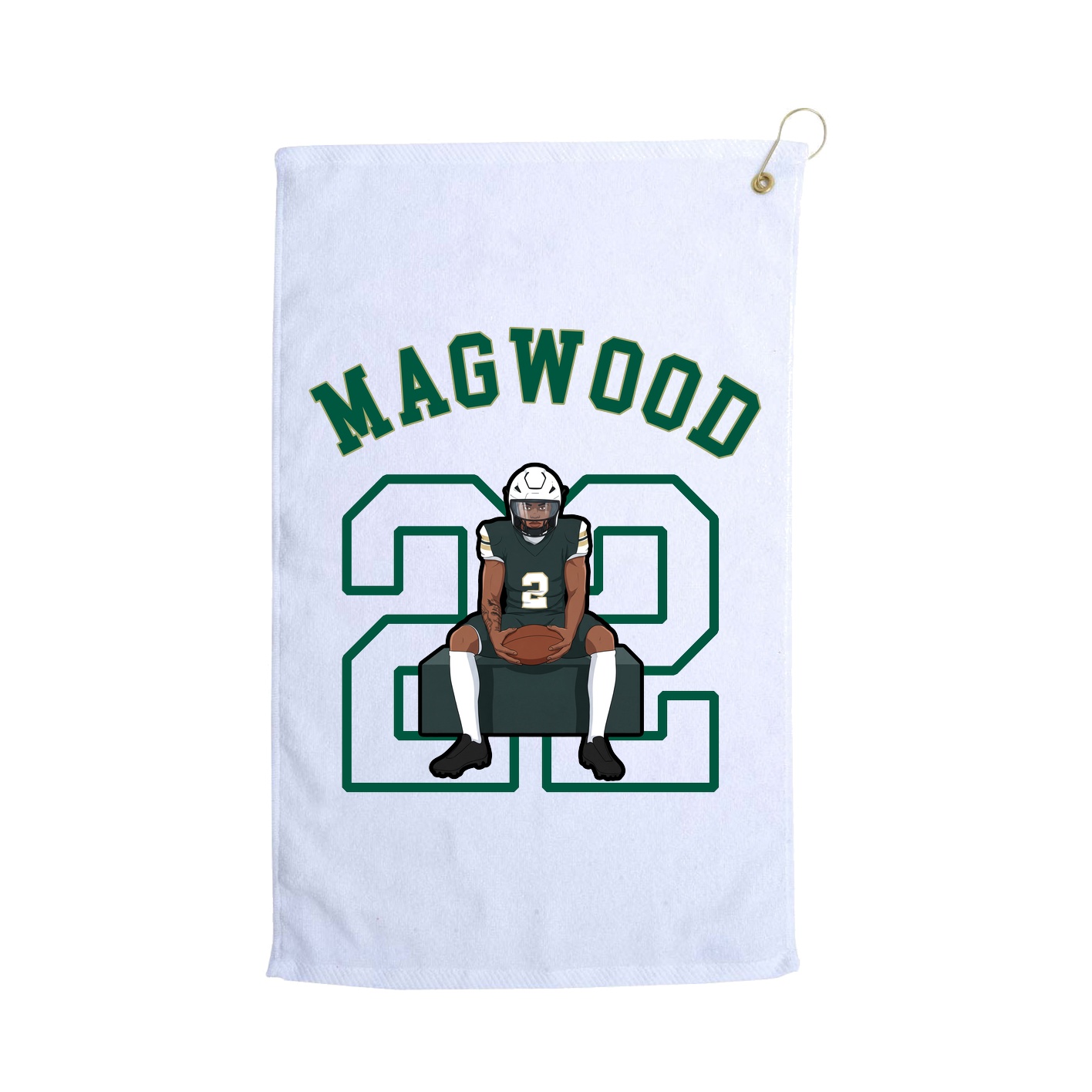 Golf Towel — Shirsey Arch in White
