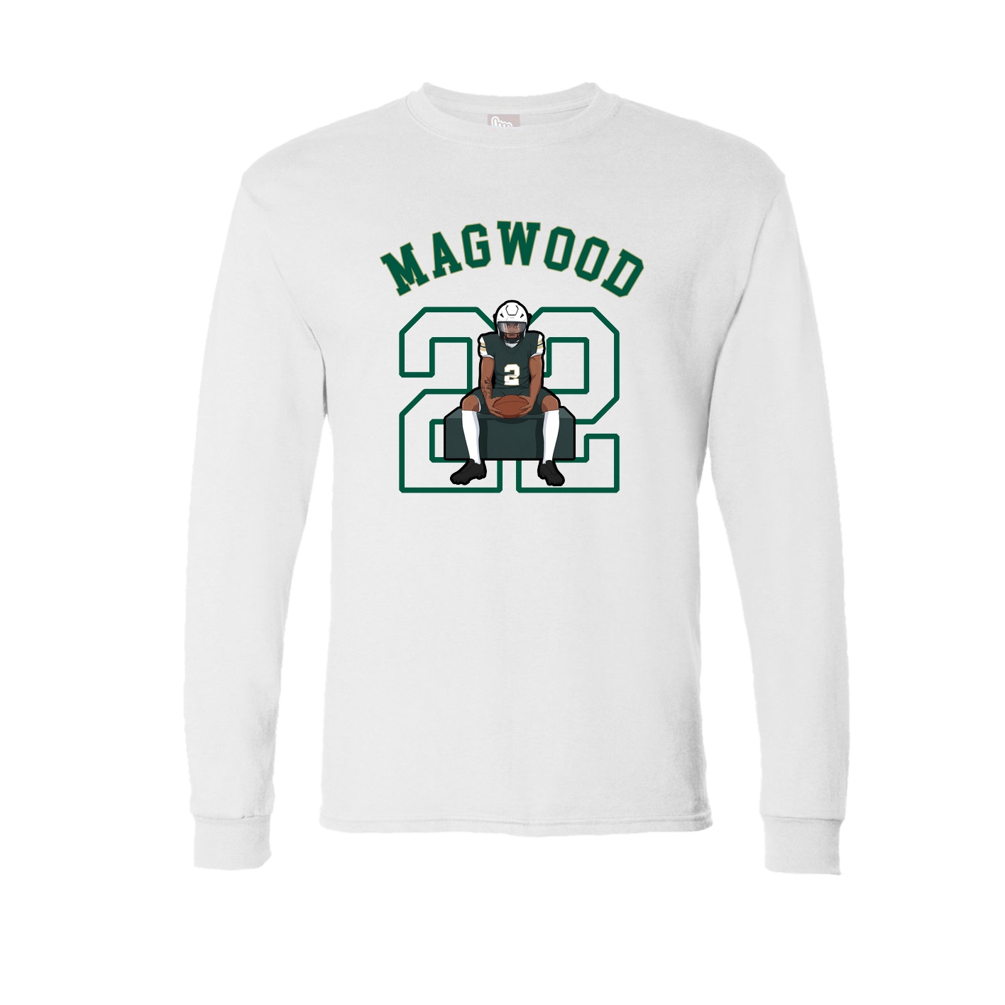 Long Sleeve Tee — Shirsey Arch in White