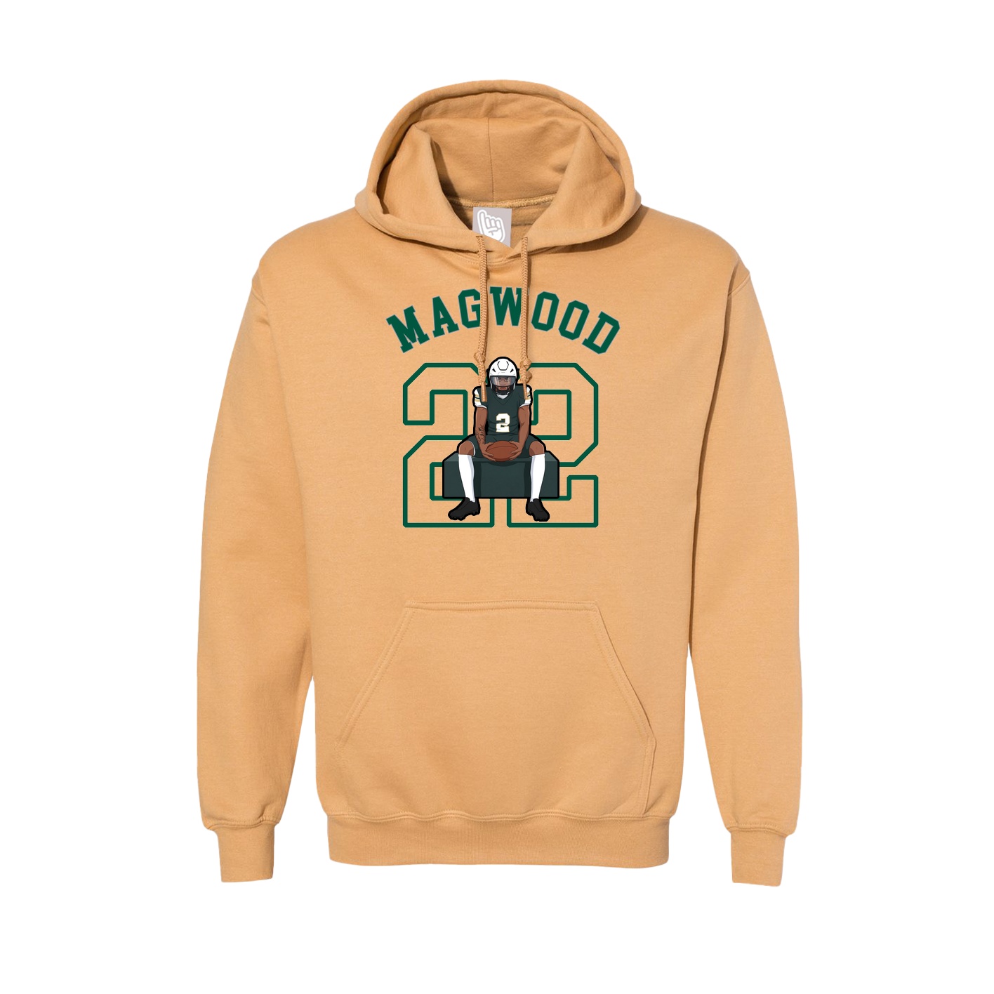 Hoodie — Shirsey Arch in Vegas Gold