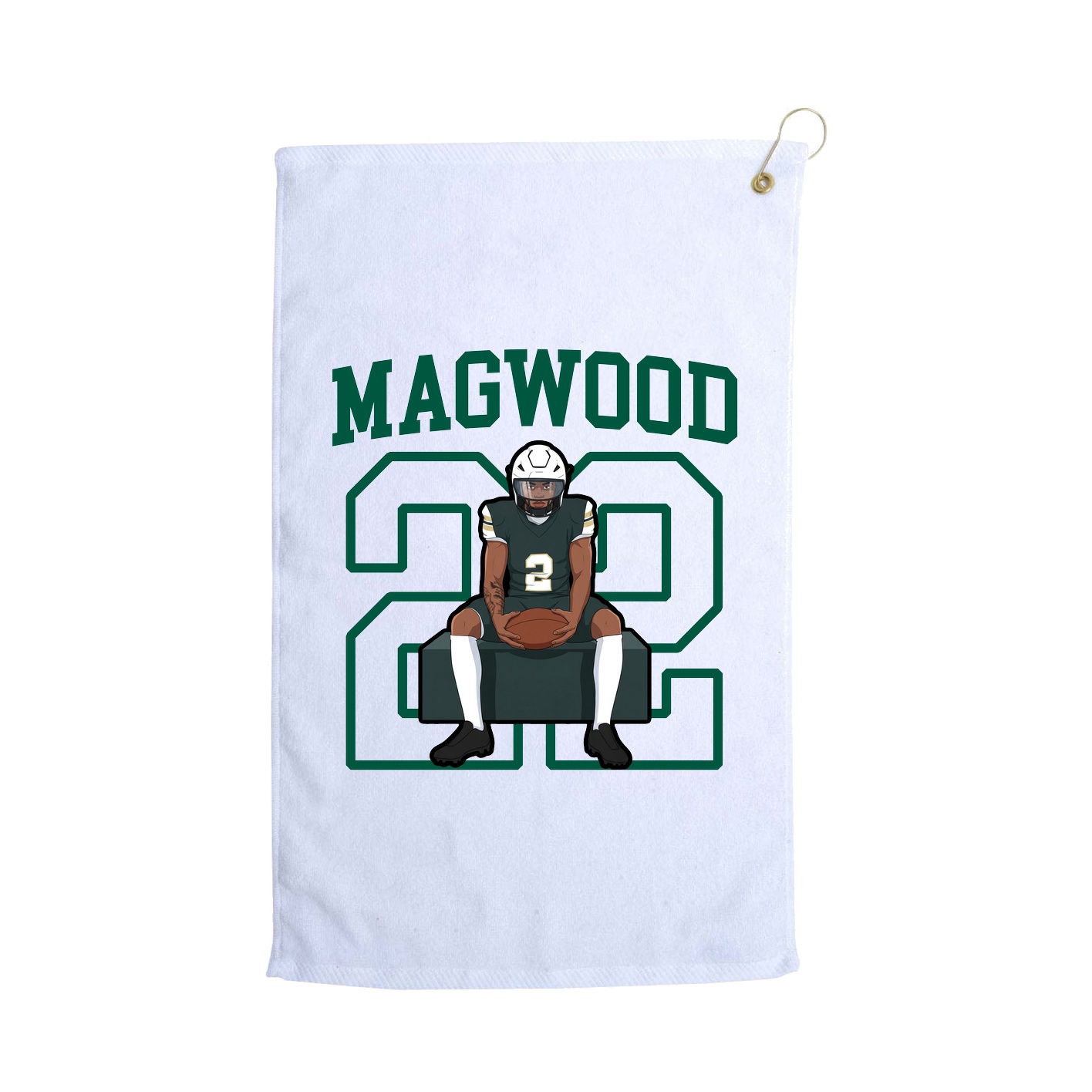 Golf Towel — Shirsey in White