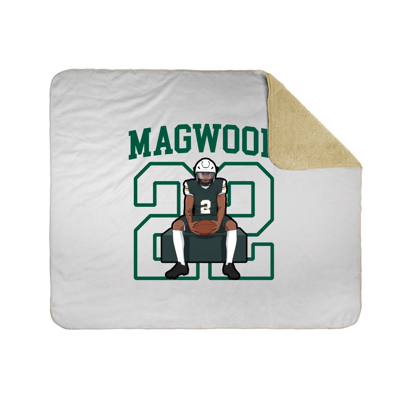 50x60 Sherpa Lined Throw Blanket