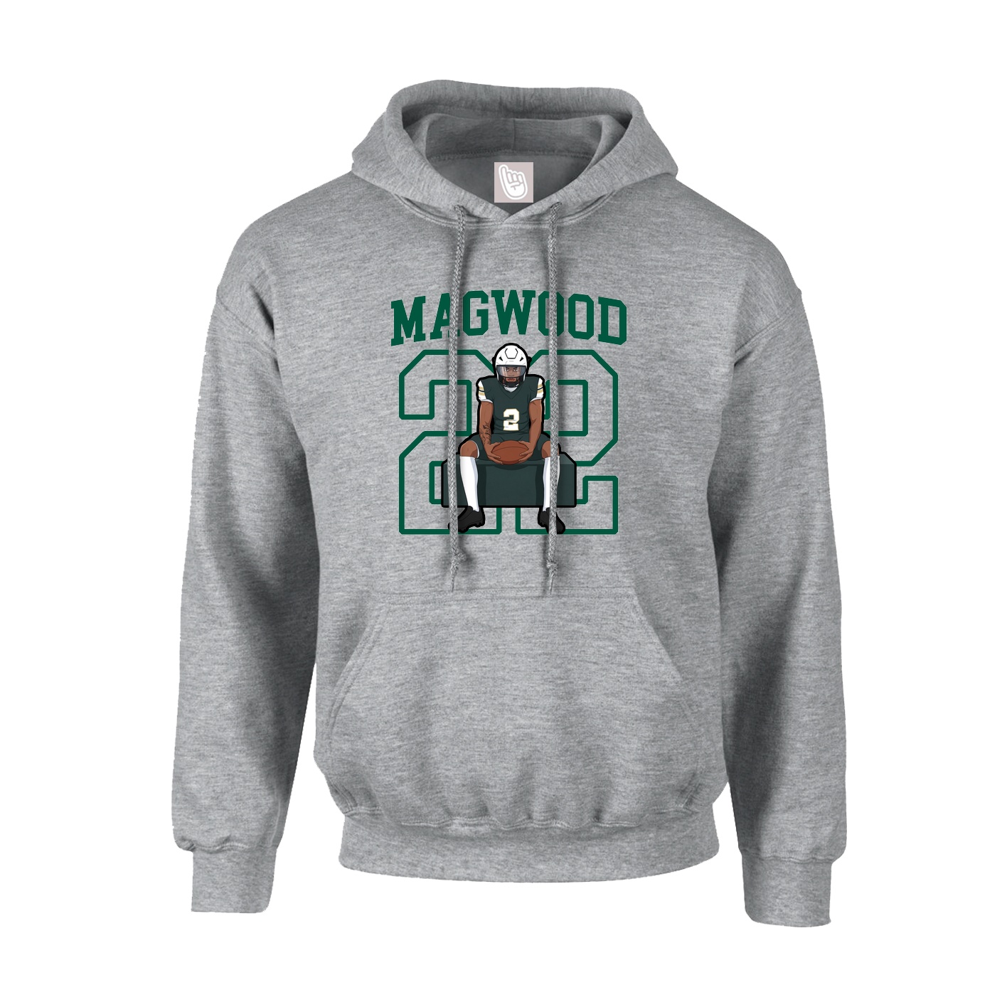 Hoodie — Shirsey in Grey