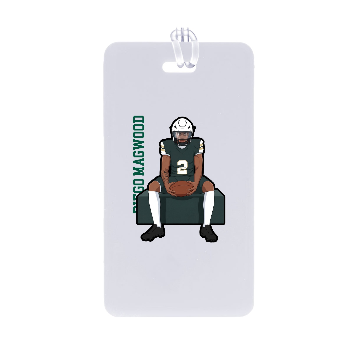 Bag Tag — Name Vertical in Classic