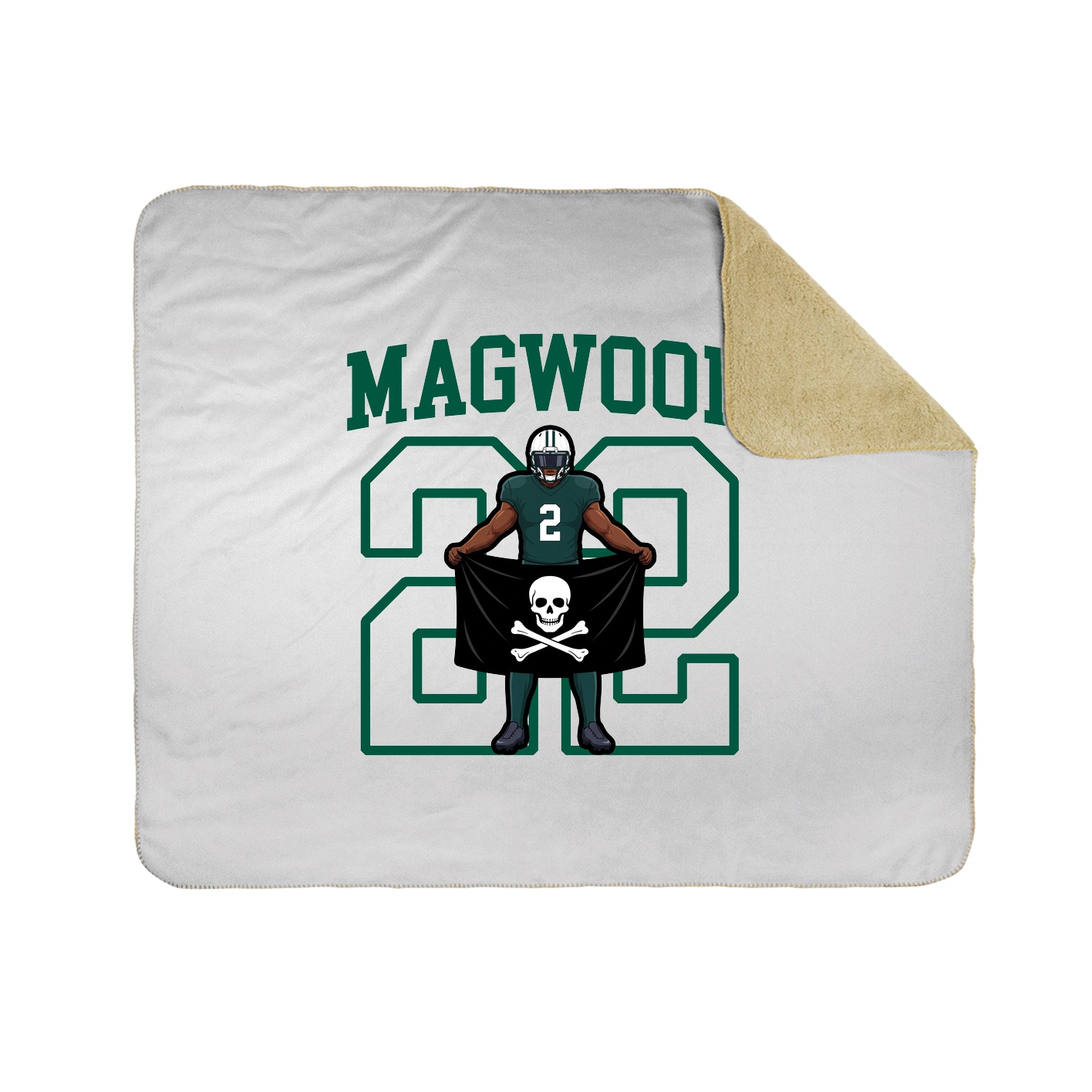 Throw Blanket — Shirsey in White
