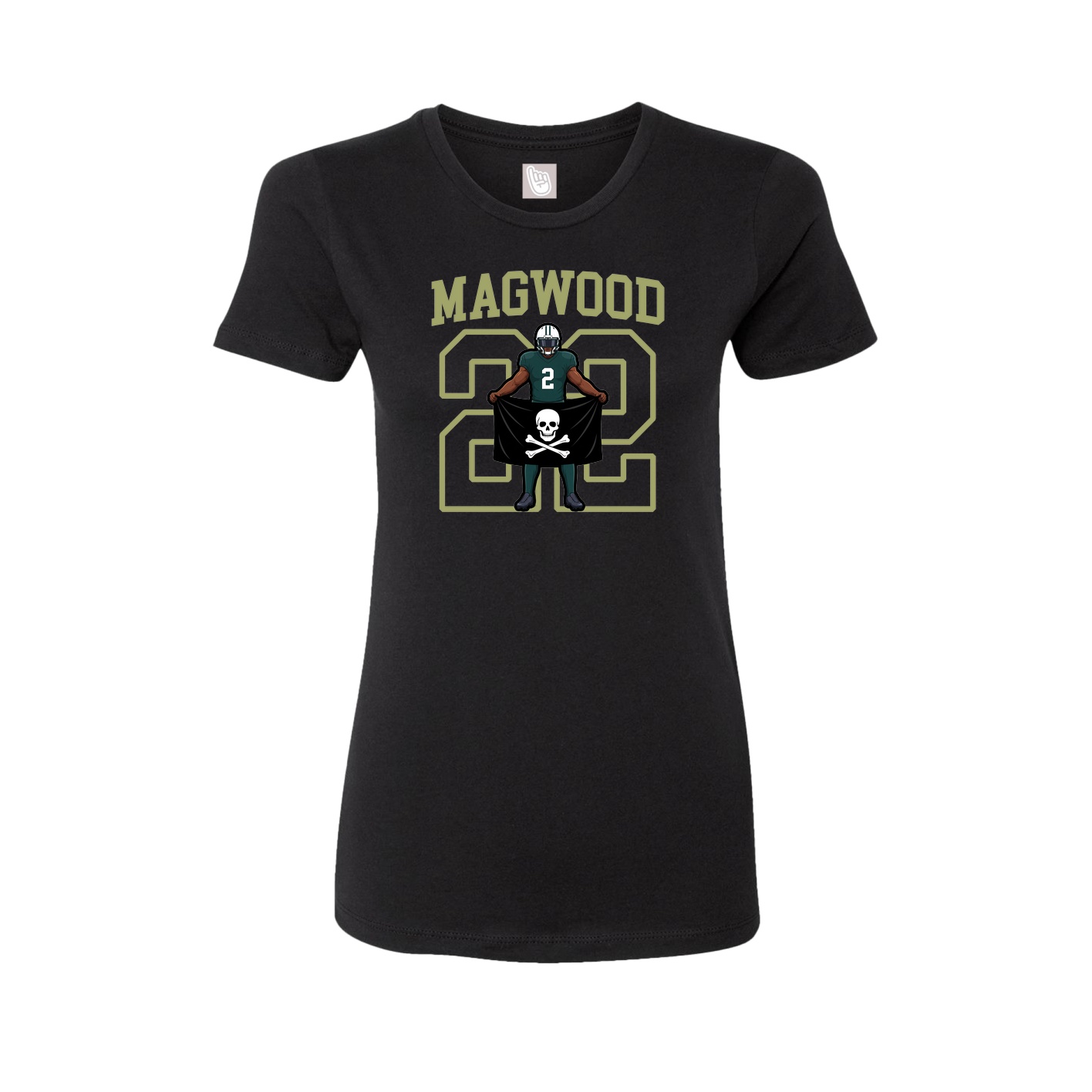 Fitted Women's Tee — Shirsey in Black