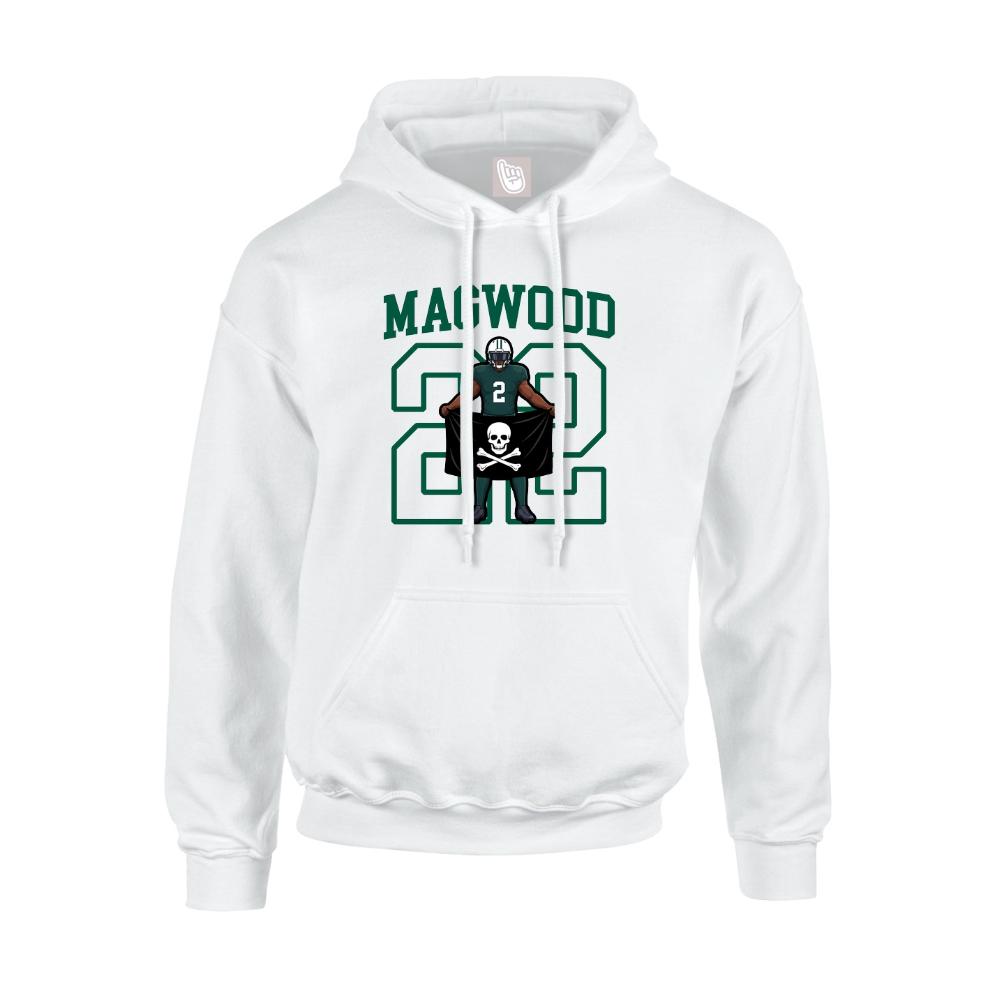 Youth Hoodie — Shirsey in White
