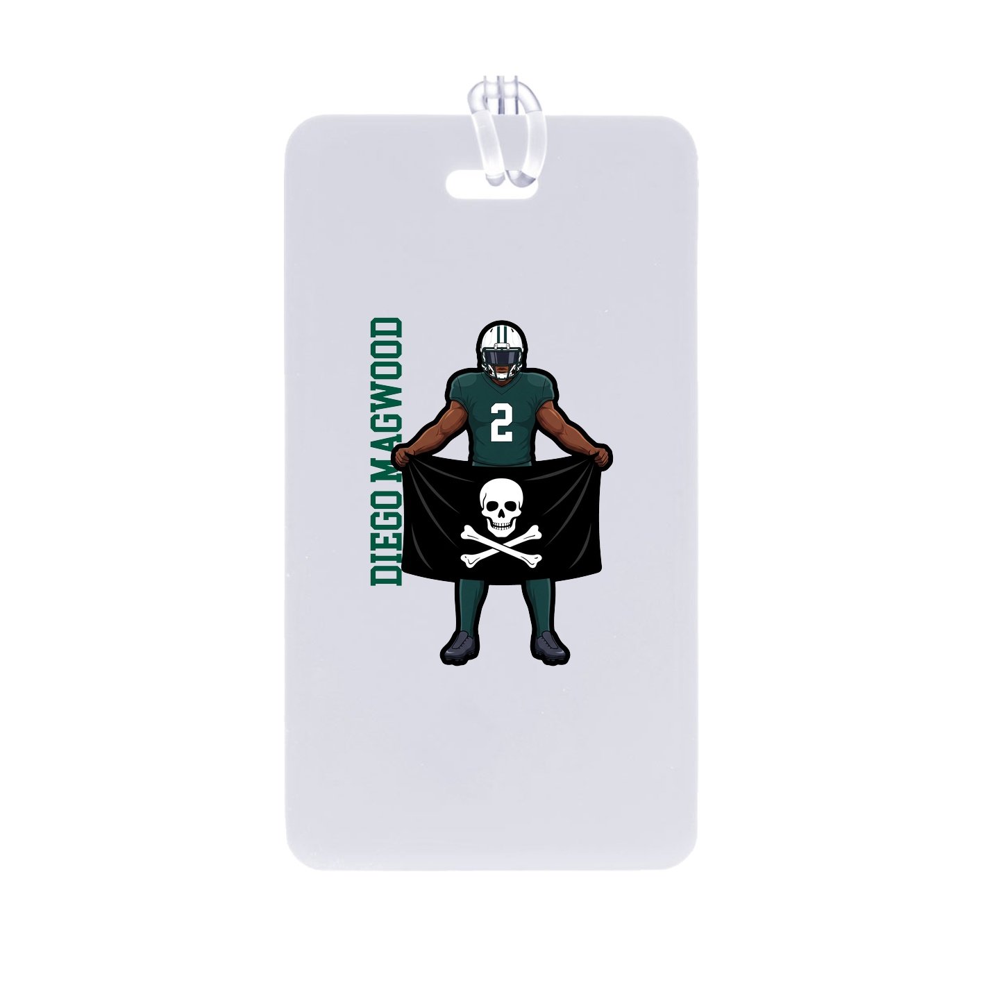 Bag Tag — Name Vertical in Classic