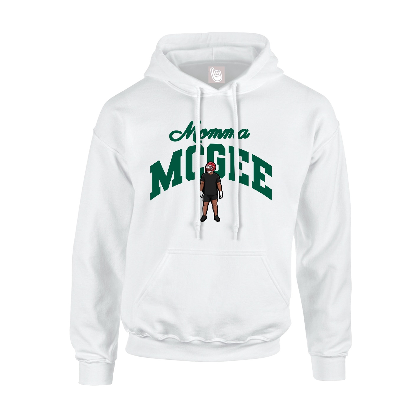 Youth Hoodie — Mothers Day Arch in White