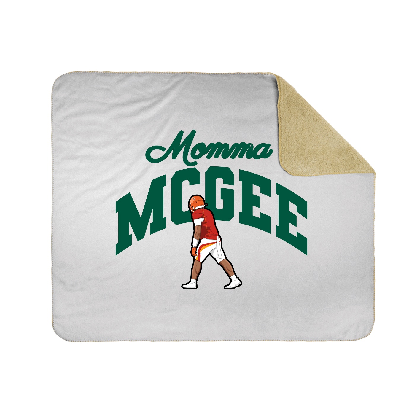 Throw Blanket — Mothers Day Arch in White