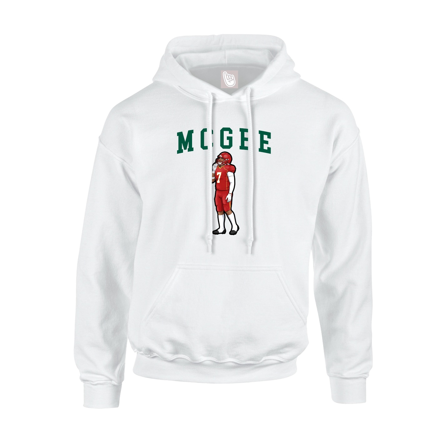 Hoodie — Shirsey in White