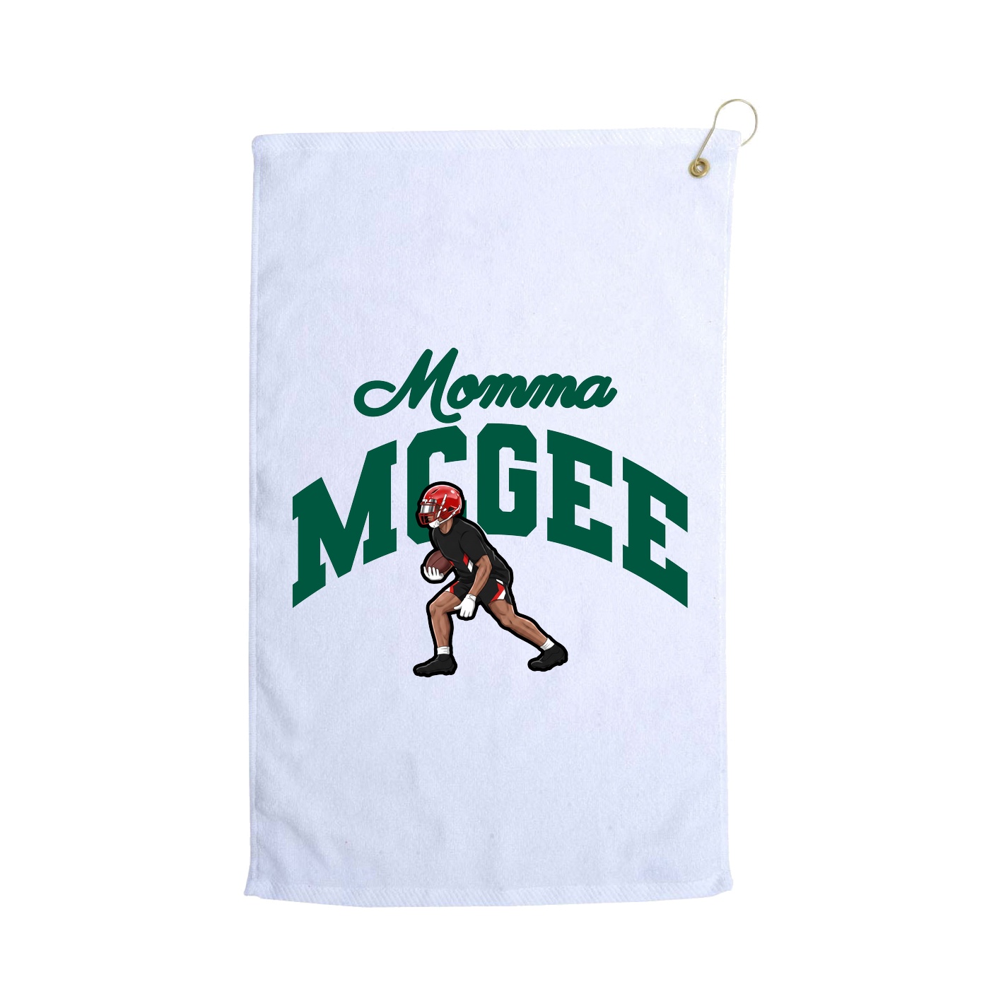 Golf Towel — Mothers Day Arch in White