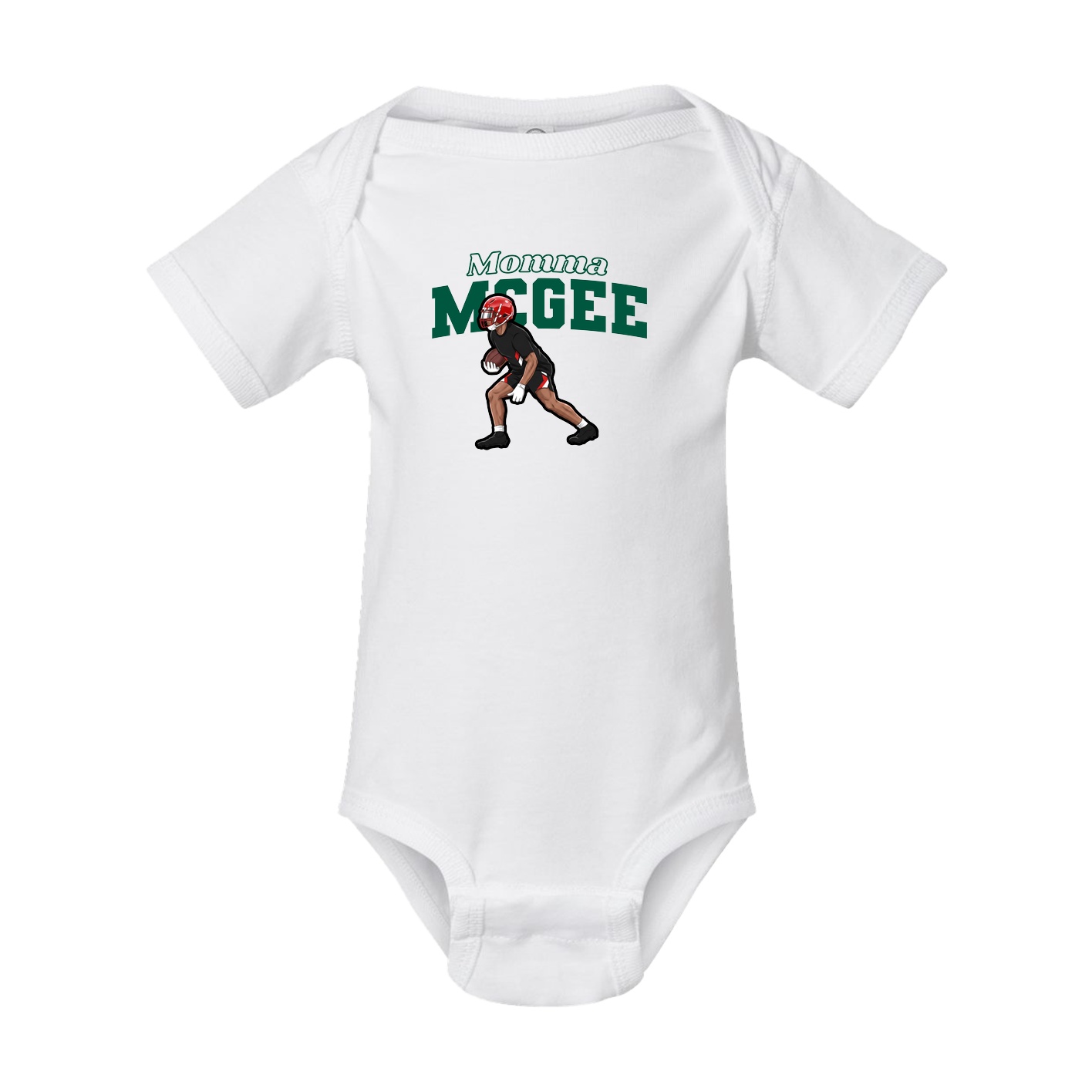 Baby Onesie — Mothers Day Block in White