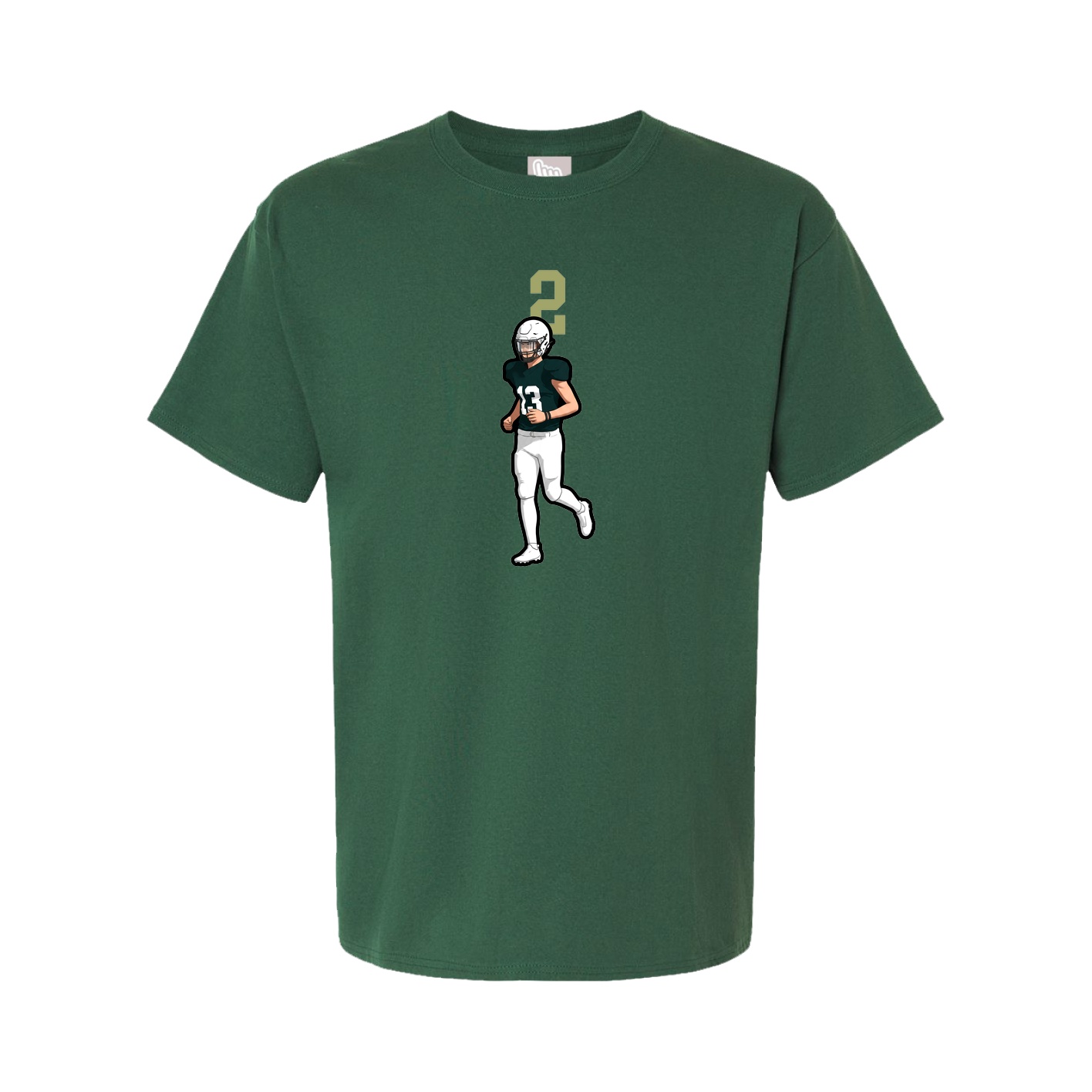 Tee — Number Top in Green