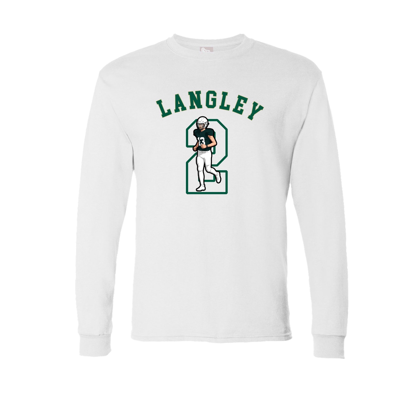 Long Sleeve Tee — Shirsey Arch in White