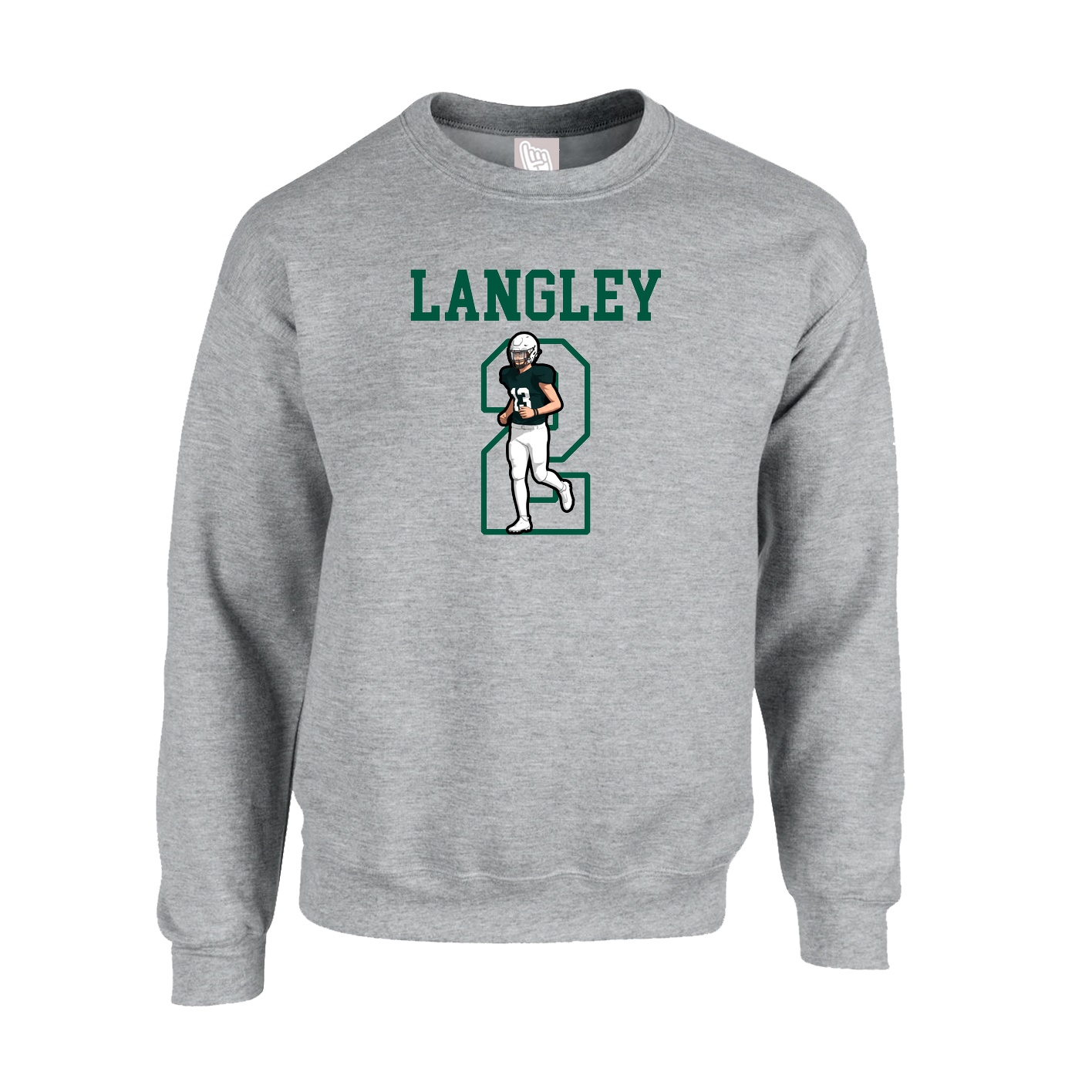 Fleece Crew — Shirsey in Grey