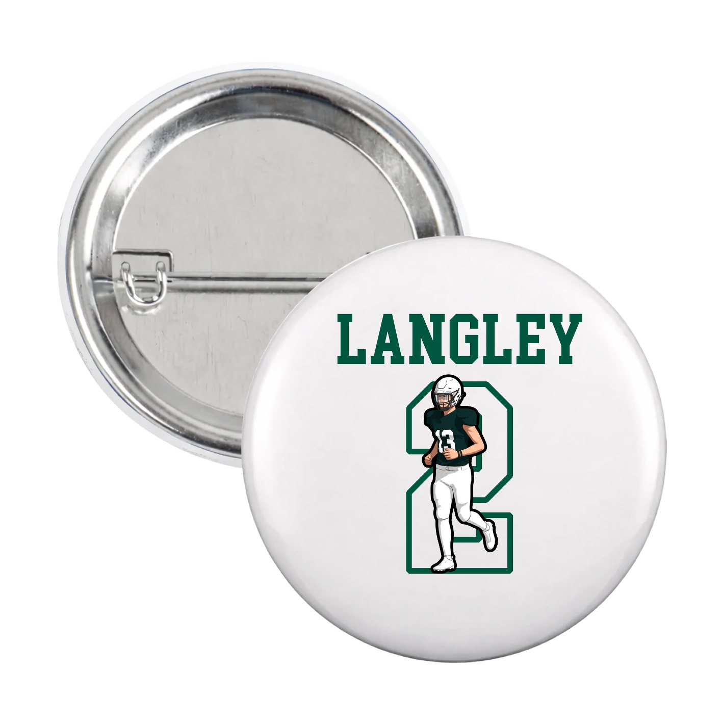 Game Day Button — Shirsey in White