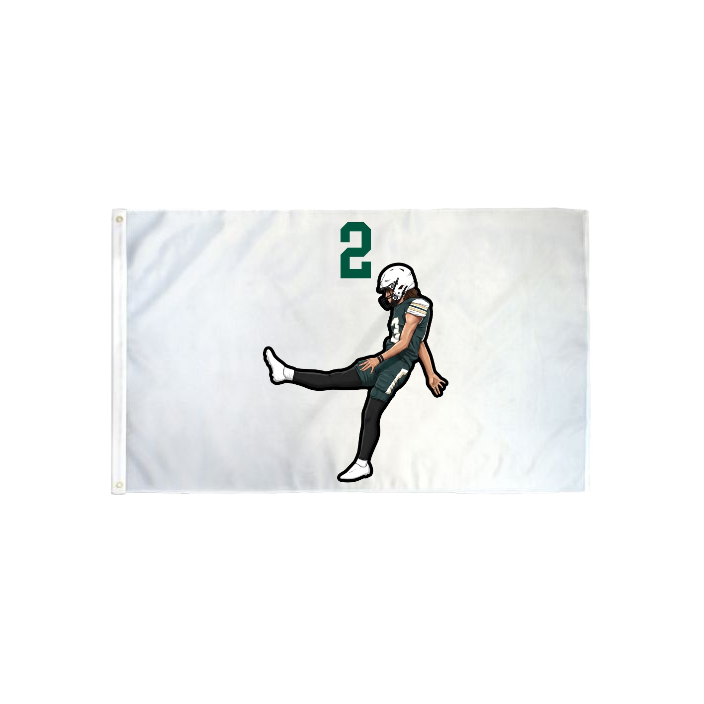 3x5 Flag — Number Top in Classic