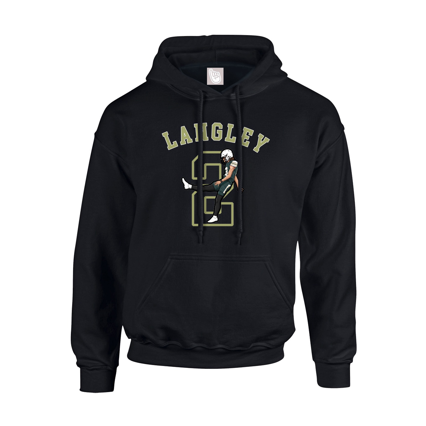 Youth Hoodie — Shirsey Arch in Black