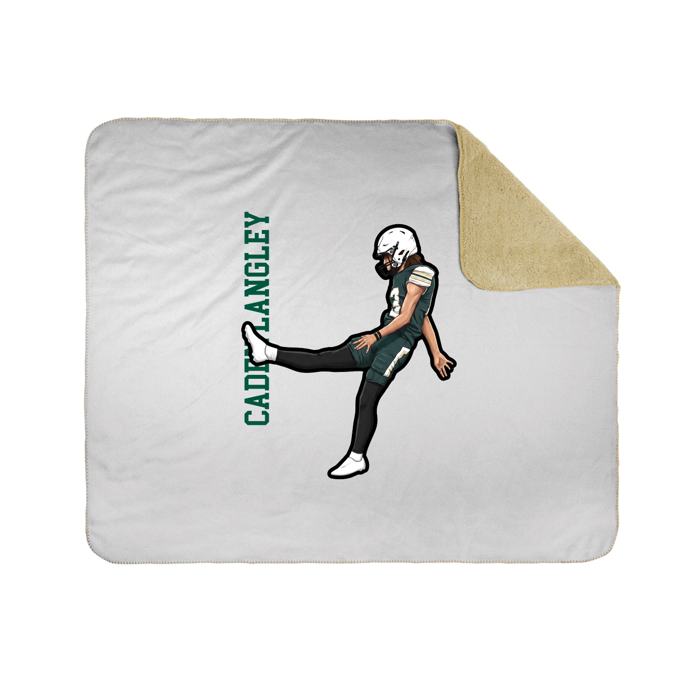 50x60 Sherpa Lined Throw Blanket