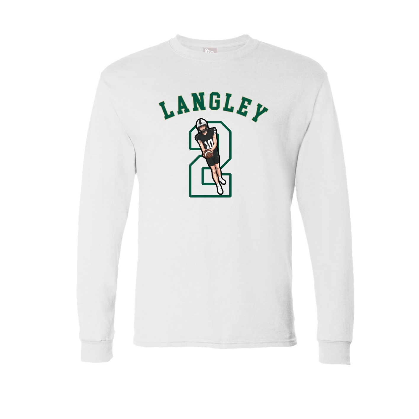 Long Sleeve Tee — Shirsey Arch in White