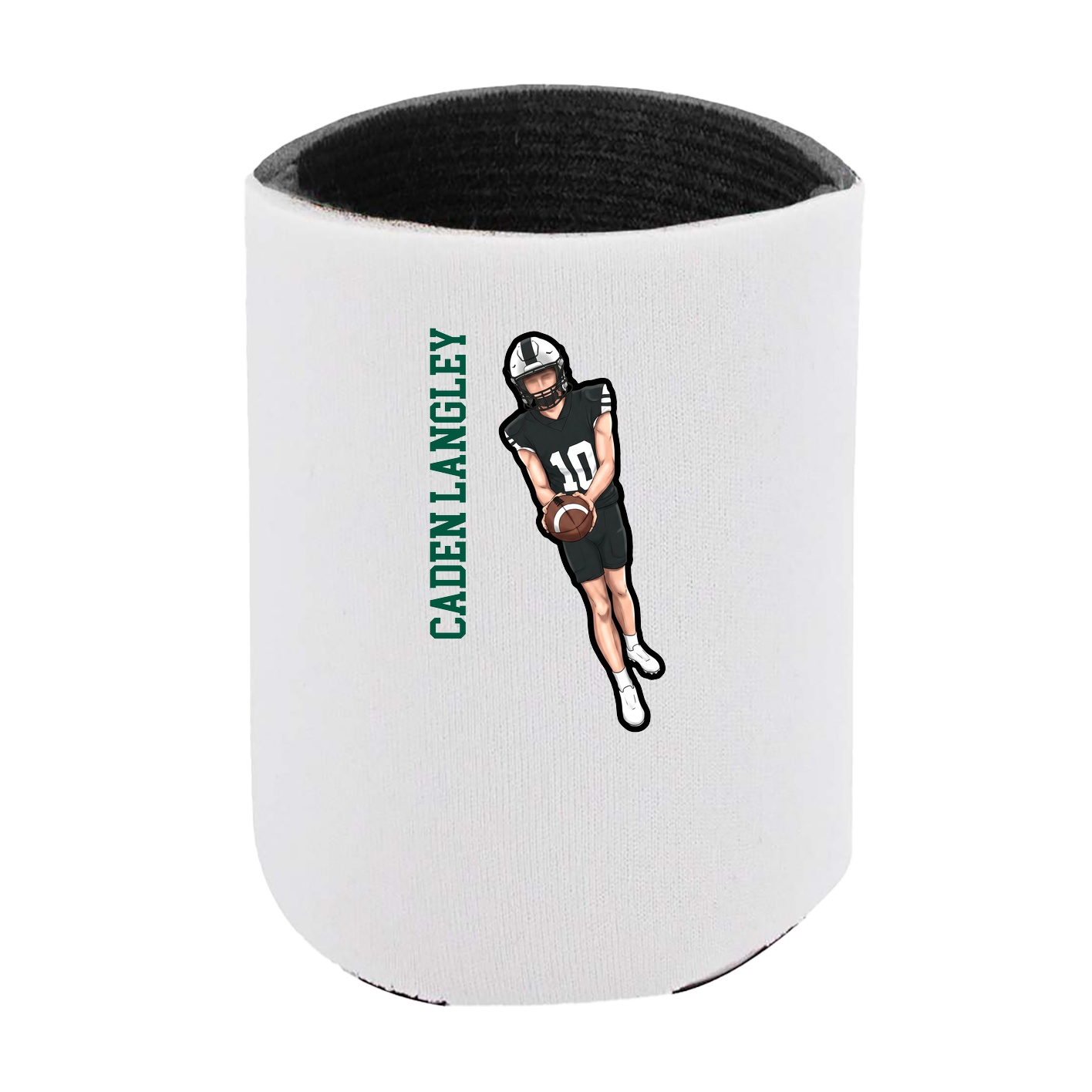 Can Holder — Name Vertical in White
