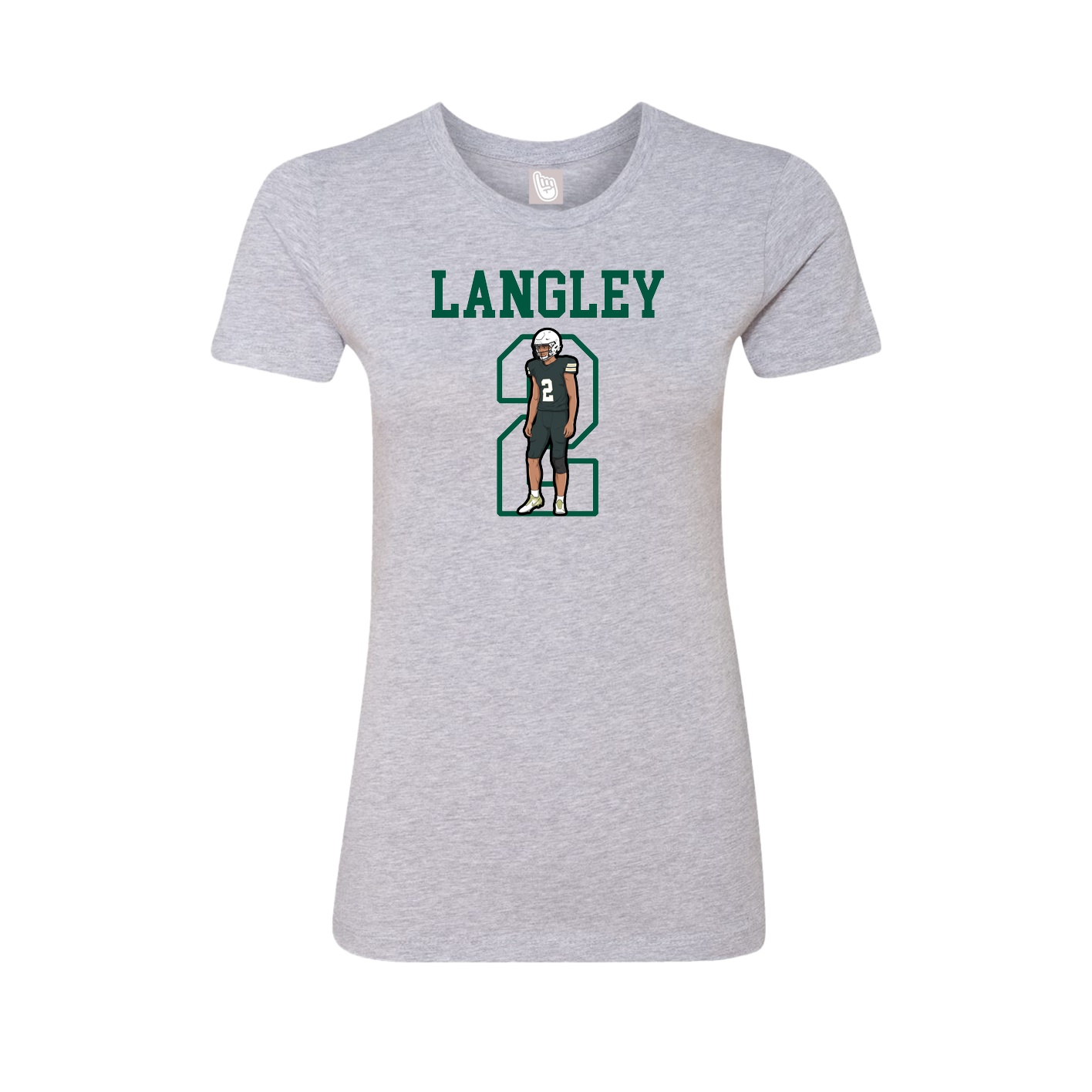 Fitted Women's Tee — Shirsey in Grey
