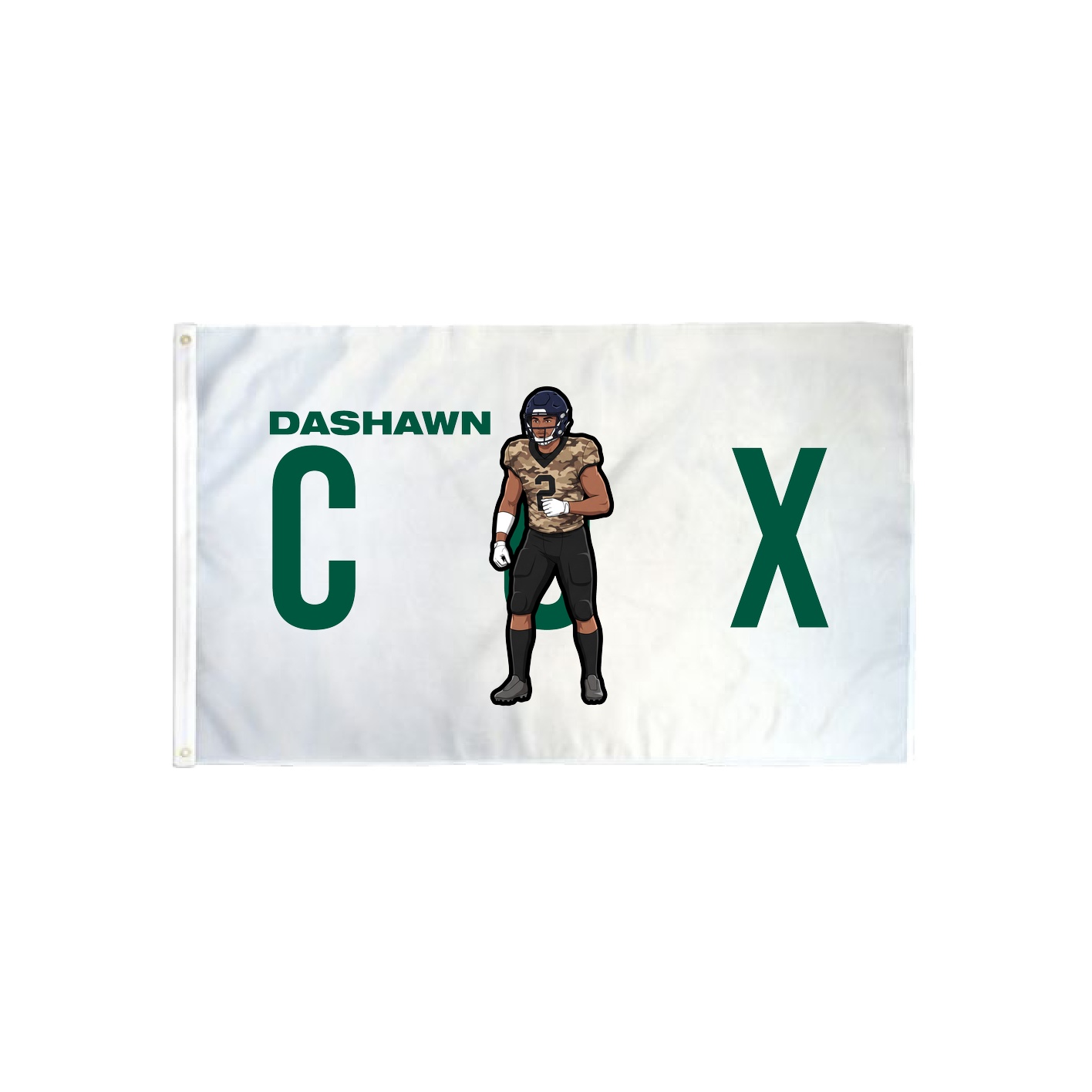 3x5 Flag — Player Name in Classic