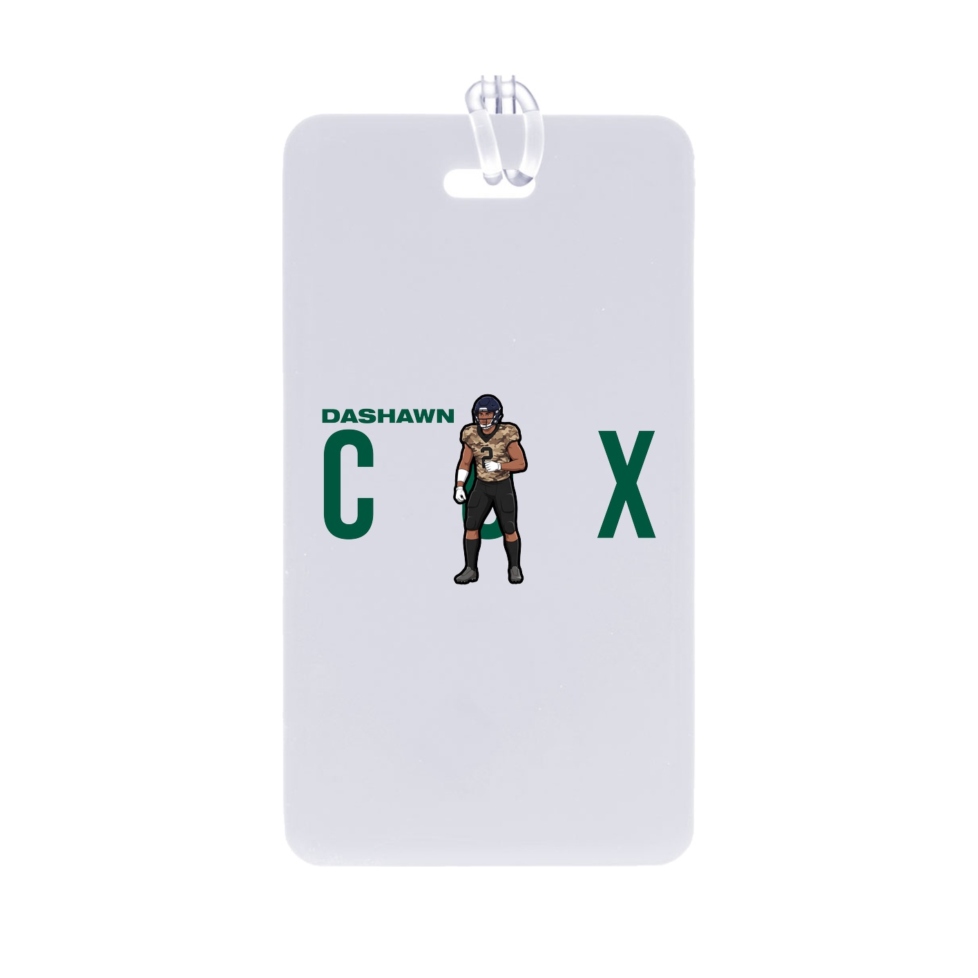Bag Tag — Player Name in Classic