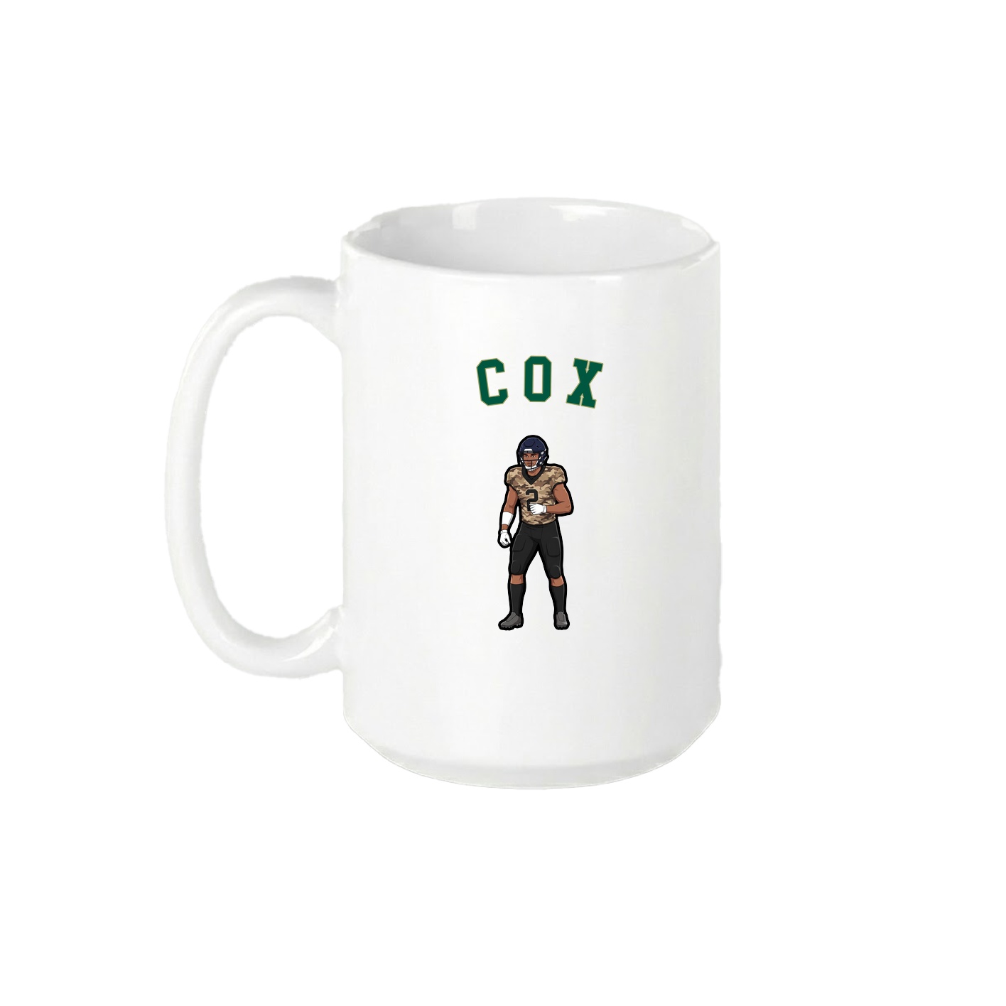 15oz Coffee Mug — Shirsey Arch in White