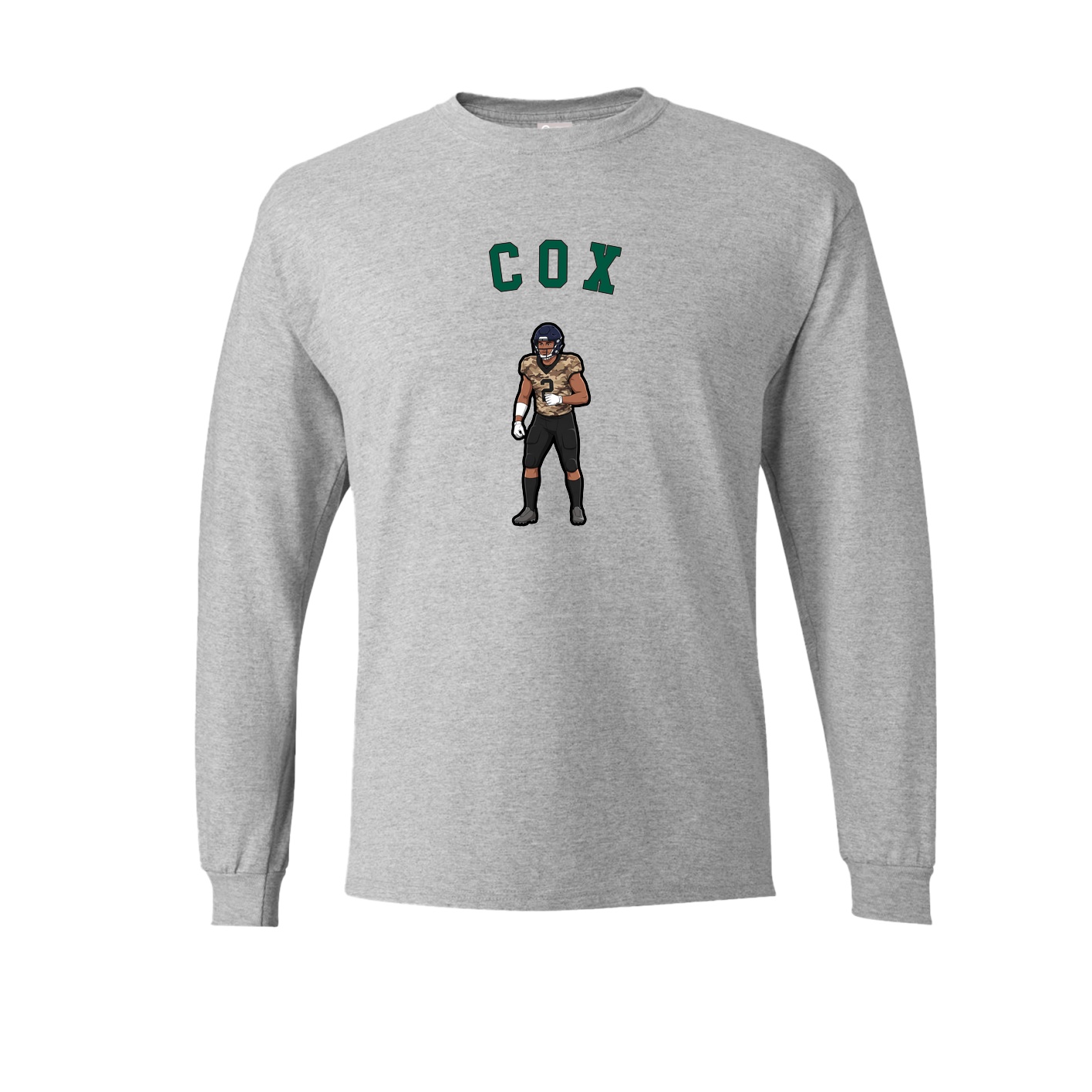 Long Sleeve Tee — Shirsey Arch in Grey