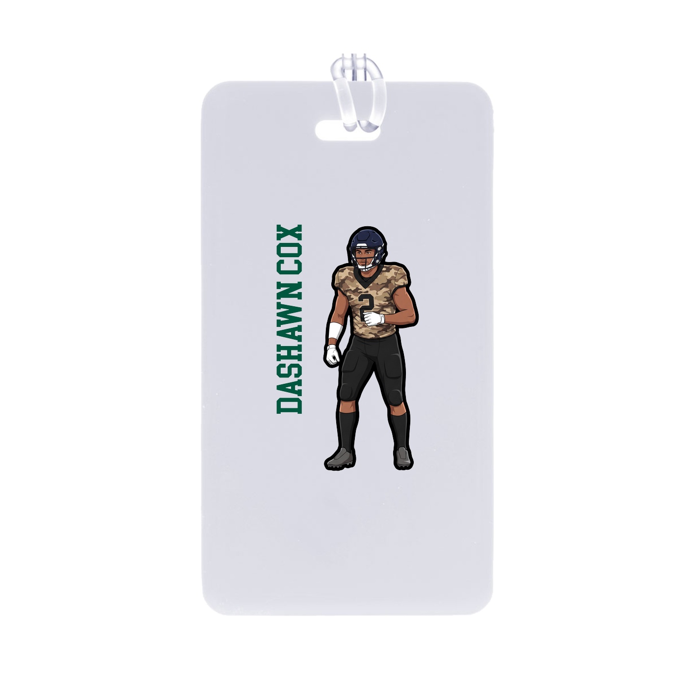 Bag Tag — Name Vertical in Classic