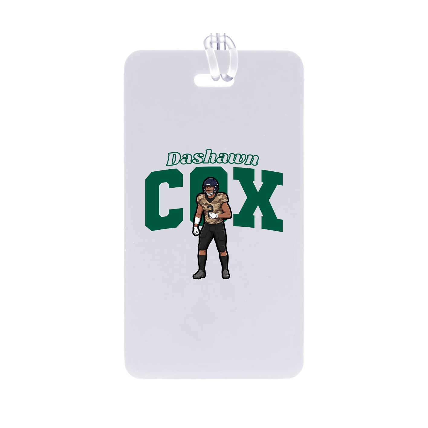 Bag Tag — Name Arch in Classic