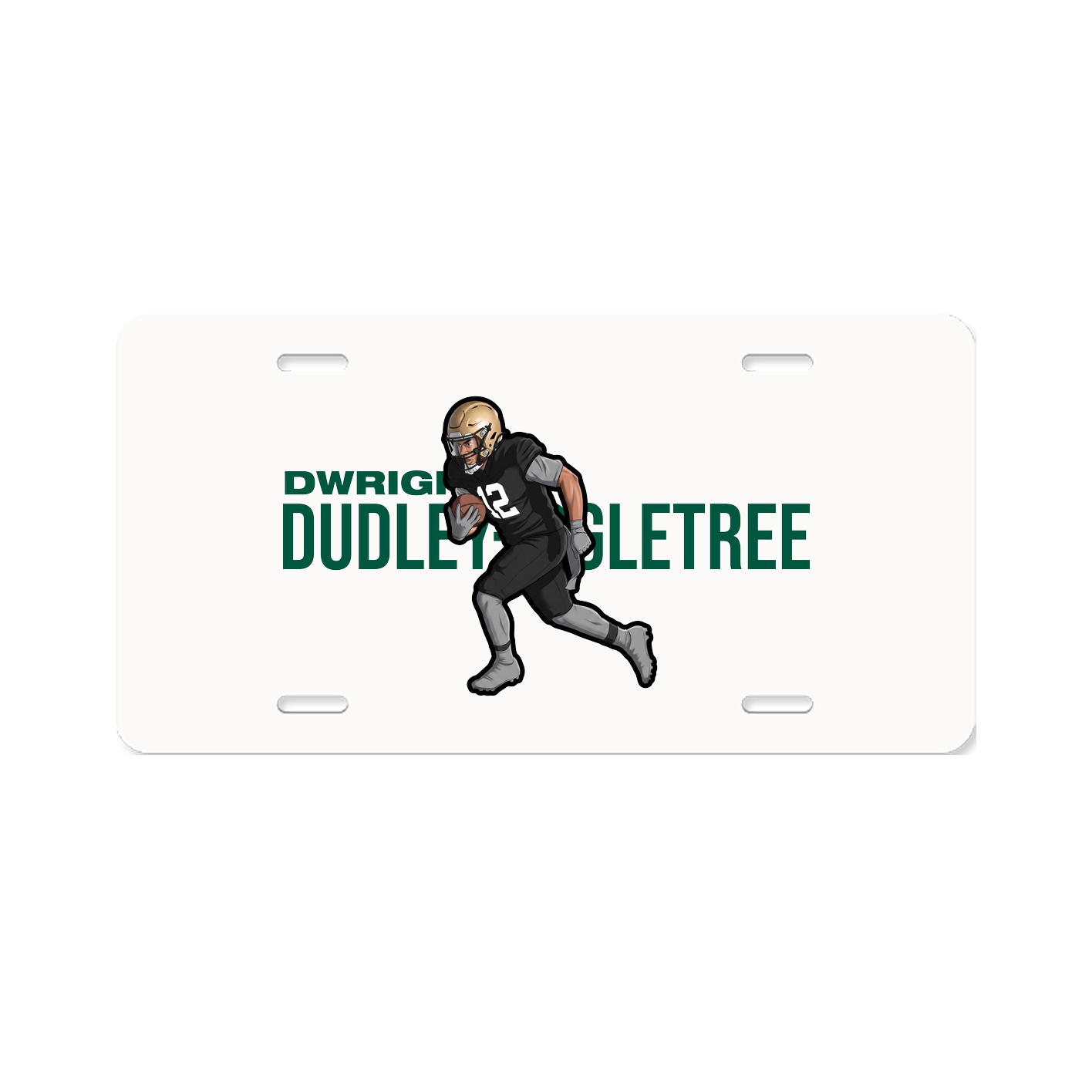License Plate — Player Name in Classic
