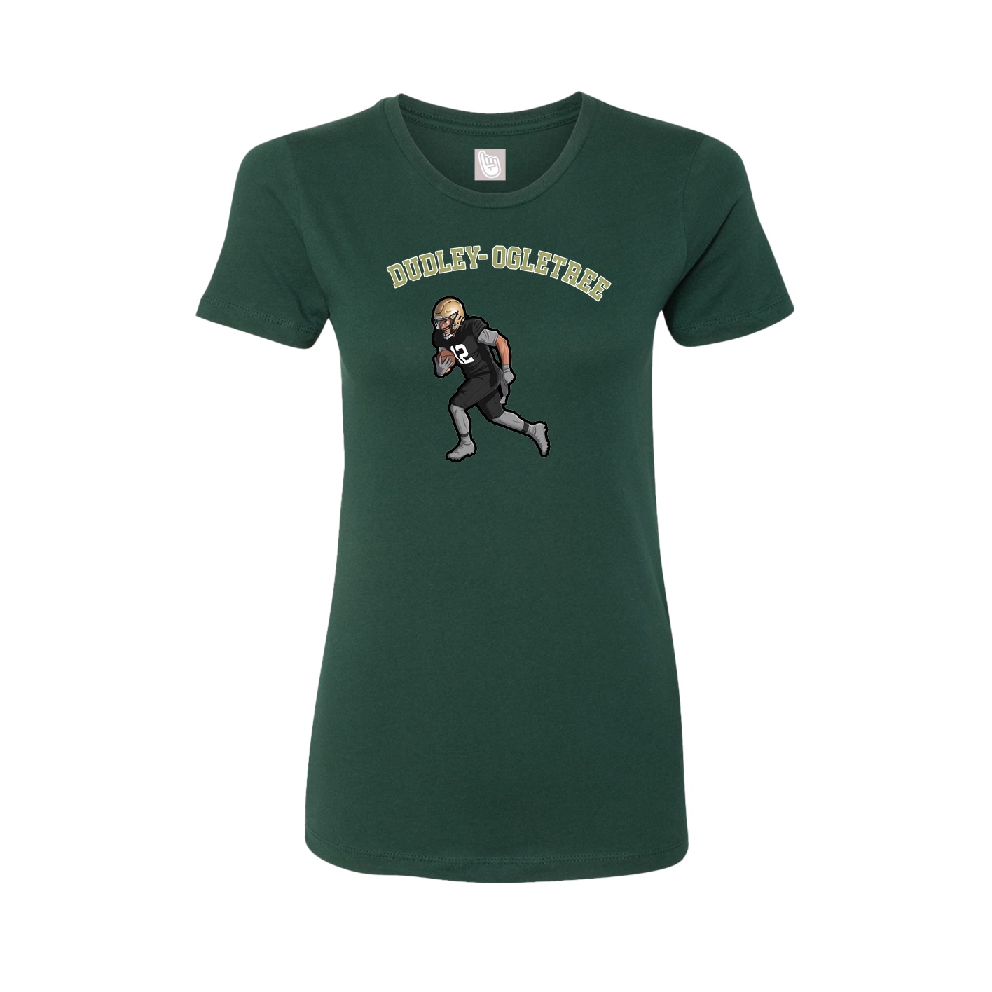 Fitted Women's Tee — Shirsey Arch in Green