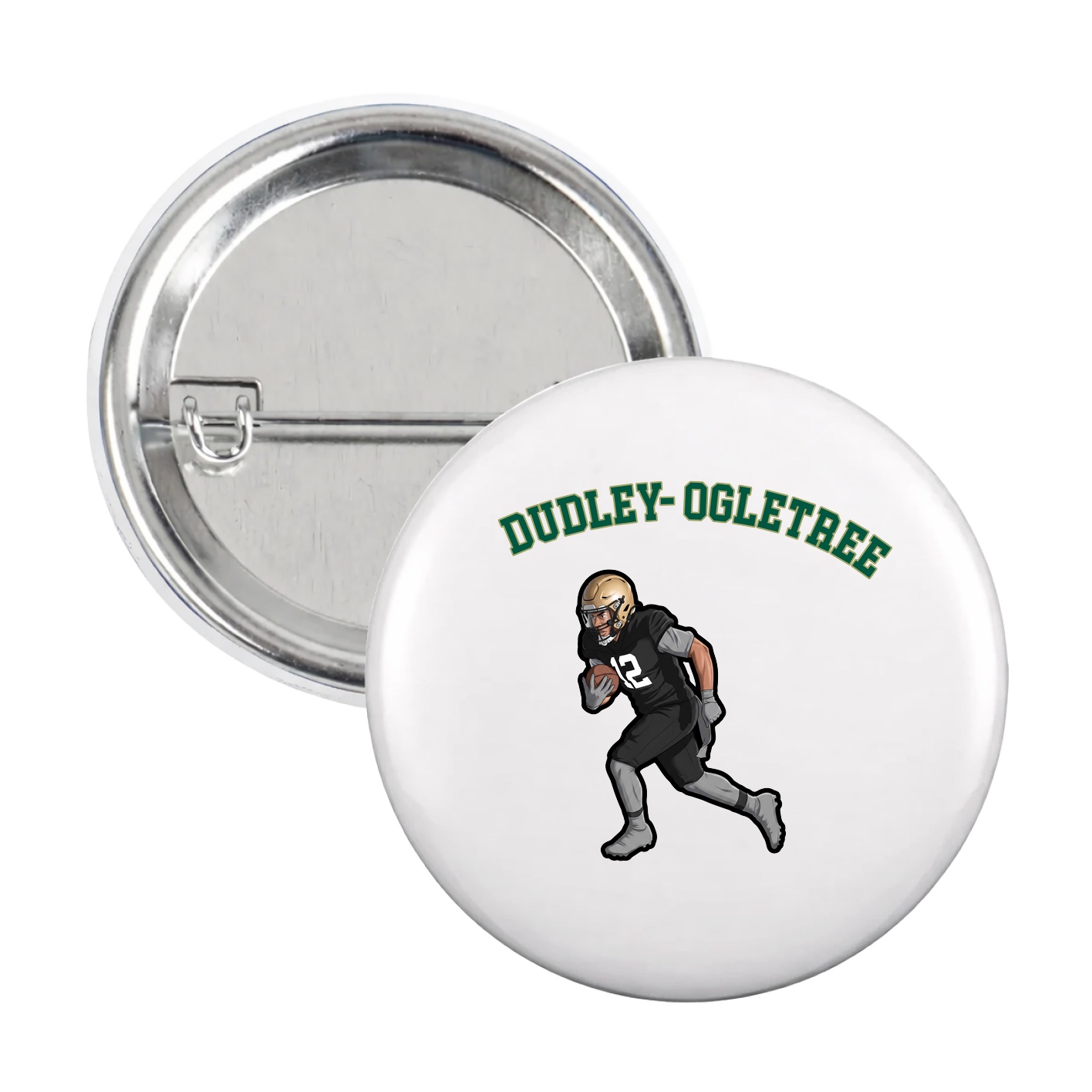 Game Day Button — Shirsey Arch in White